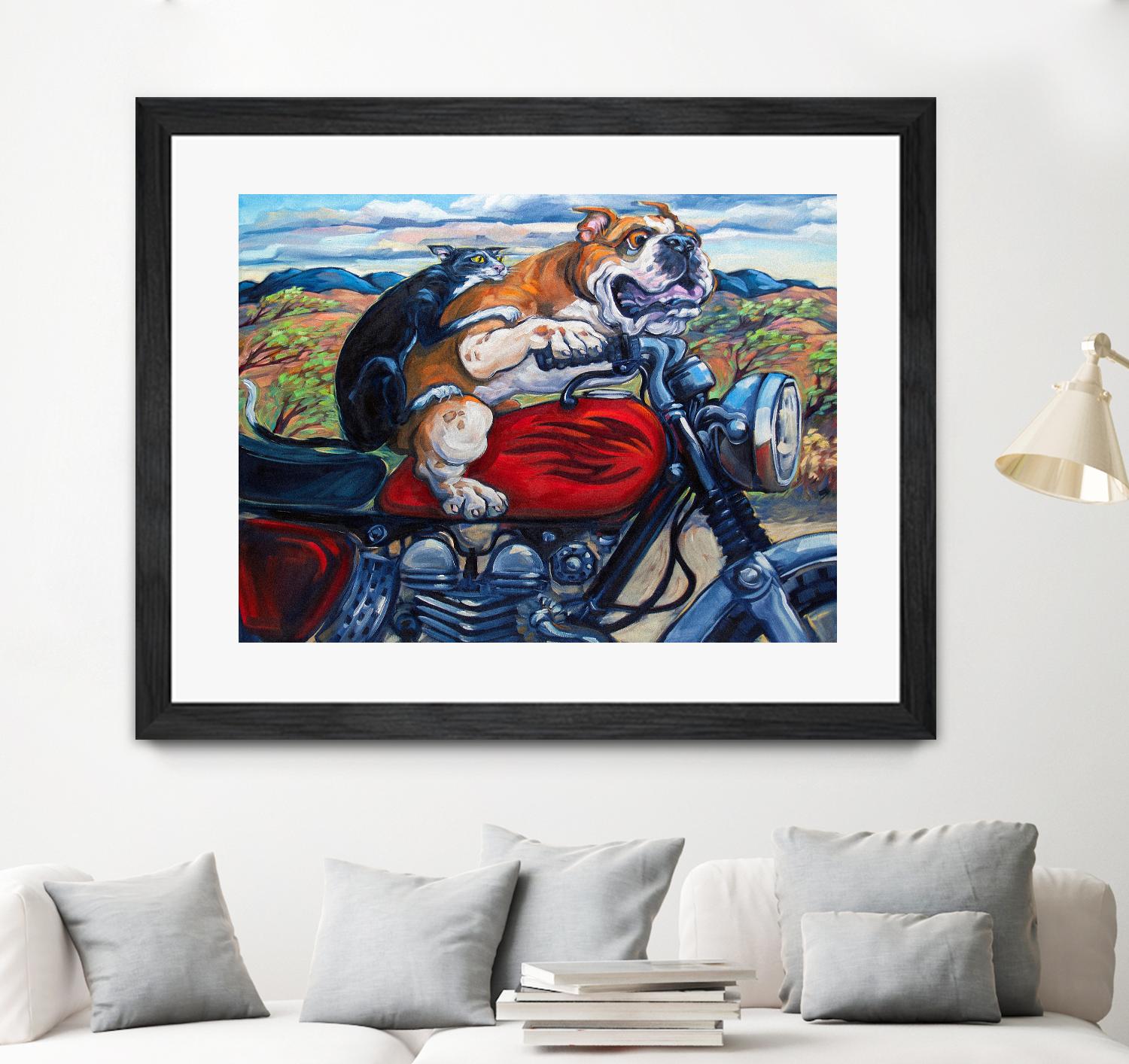 Zippity Do Da by CR Townsend on GIANT ART - multicolor animals; urban/pop surrealism