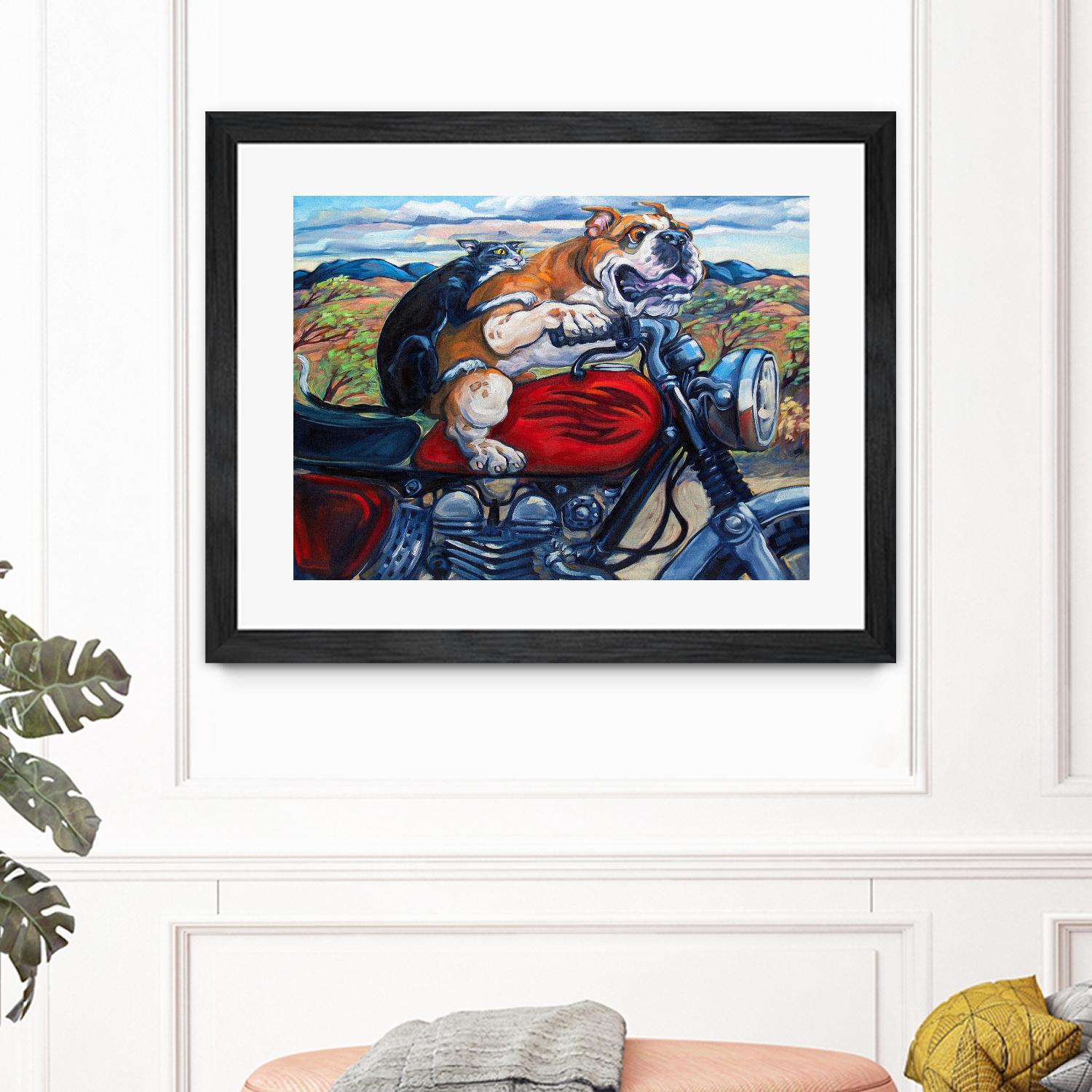 Zippity Do Da by CR Townsend on GIANT ART - multicolor animals; urban/pop surrealism