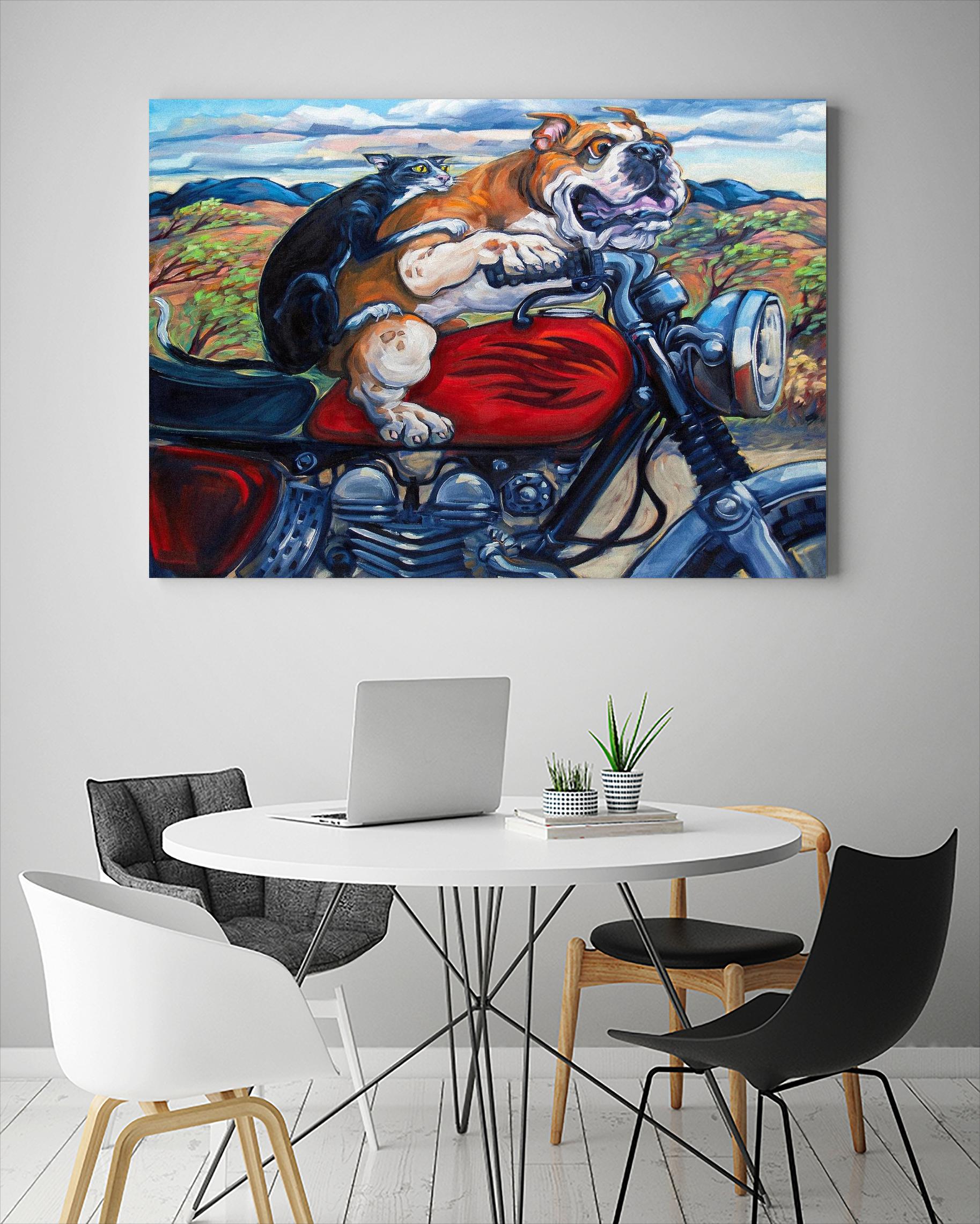 Zippity Do Da by CR Townsend on GIANT ART - multicolor animals; urban/pop surrealism