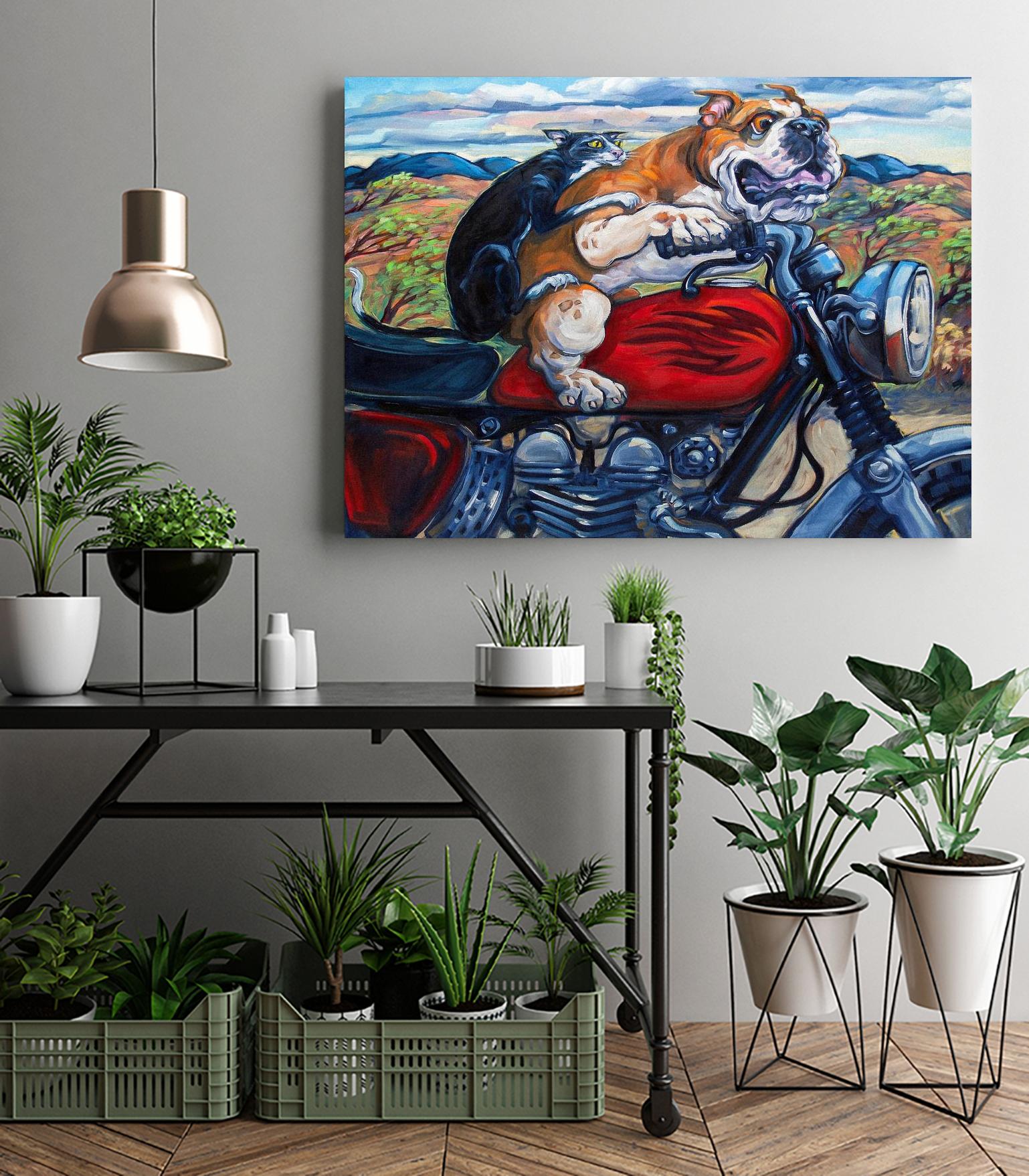 Zippity Do Da by CR Townsend on GIANT ART - multicolor animals; urban/pop surrealism