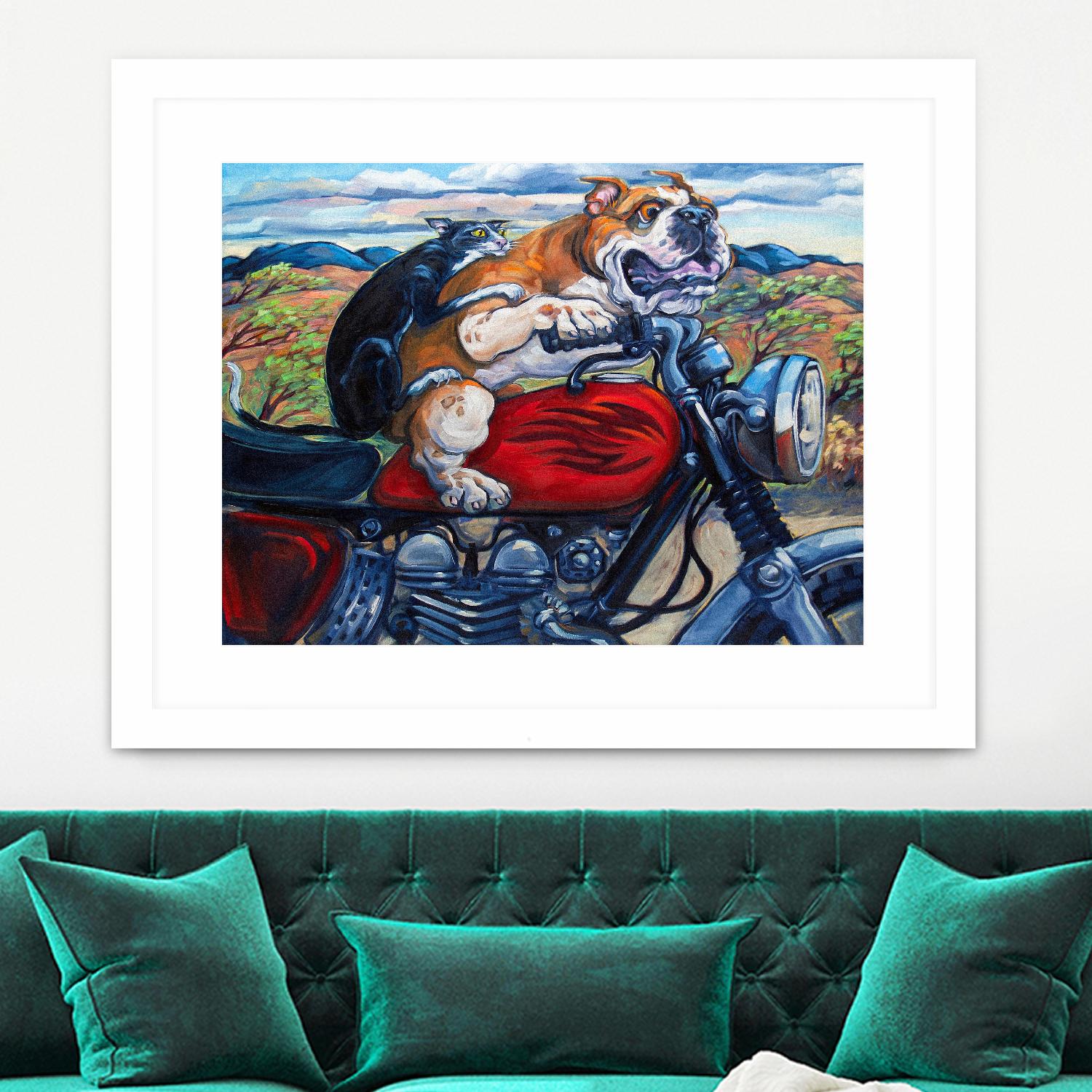 Zippity Do Da by CR Townsend on GIANT ART - multicolor animals; urban/pop surrealism