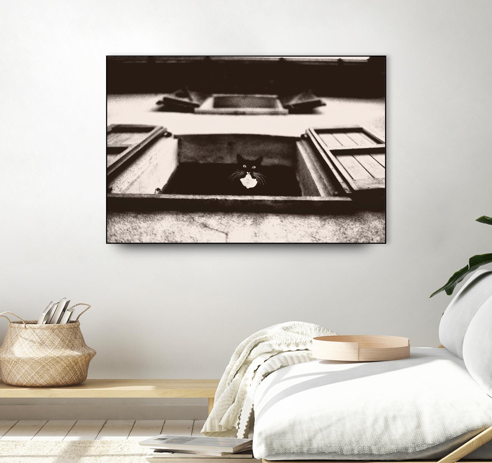 Dali the Cat by Lars Van de Goor on GIANT ART - beige animals