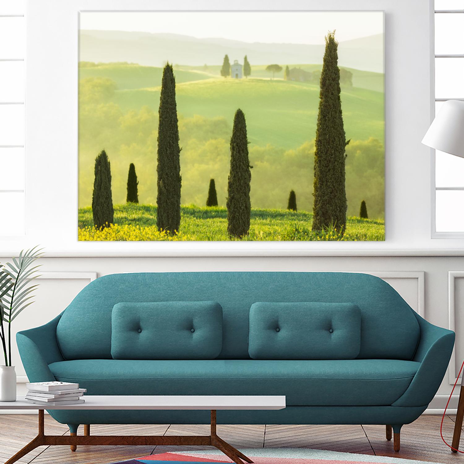 Tuscan Temple by Lars Van de Goor on GIANT ART - multicolor photography; landscapes