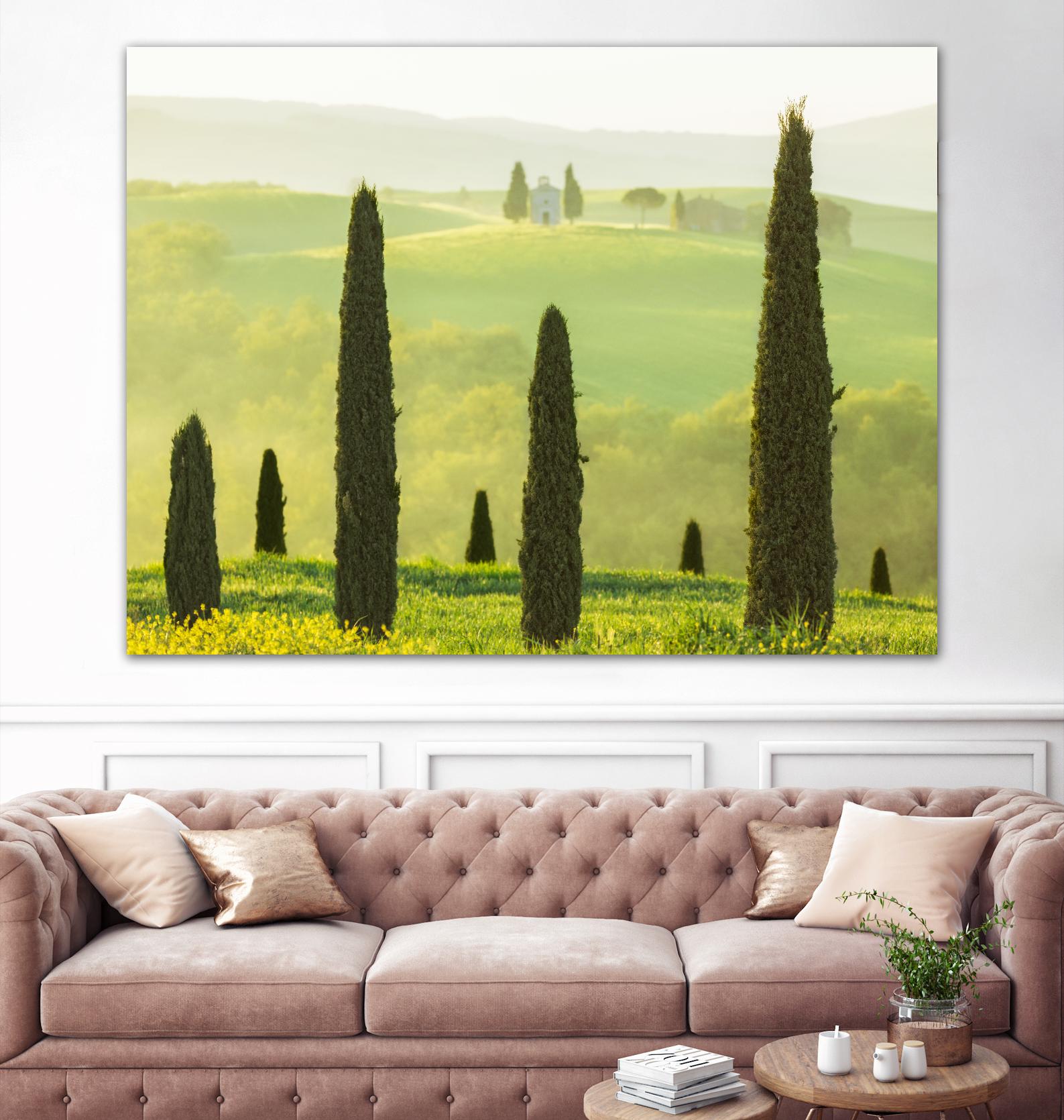 Tuscan Temple by Lars Van de Goor on GIANT ART - multicolor photography; landscapes