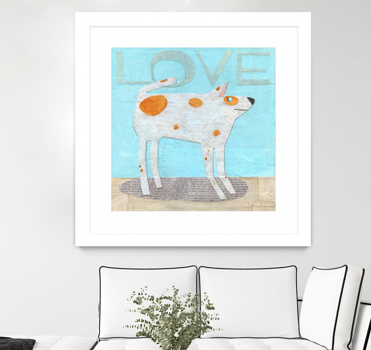 Faithful Friend by Judy Verhoeven on GIANT ART - multicolor animals; contemporary; novelty