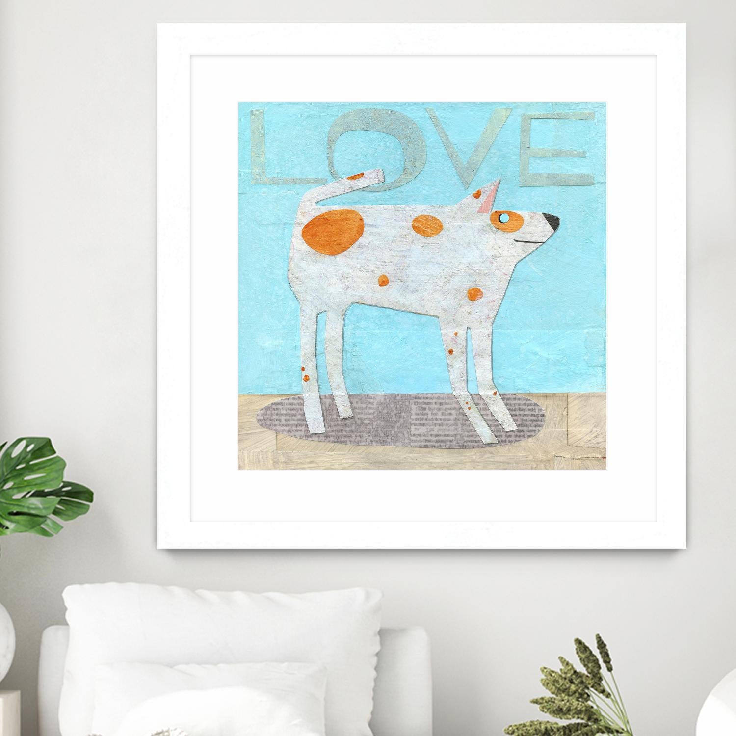 Faithful Friend by Judy Verhoeven on GIANT ART - multicolor animals; contemporary; novelty