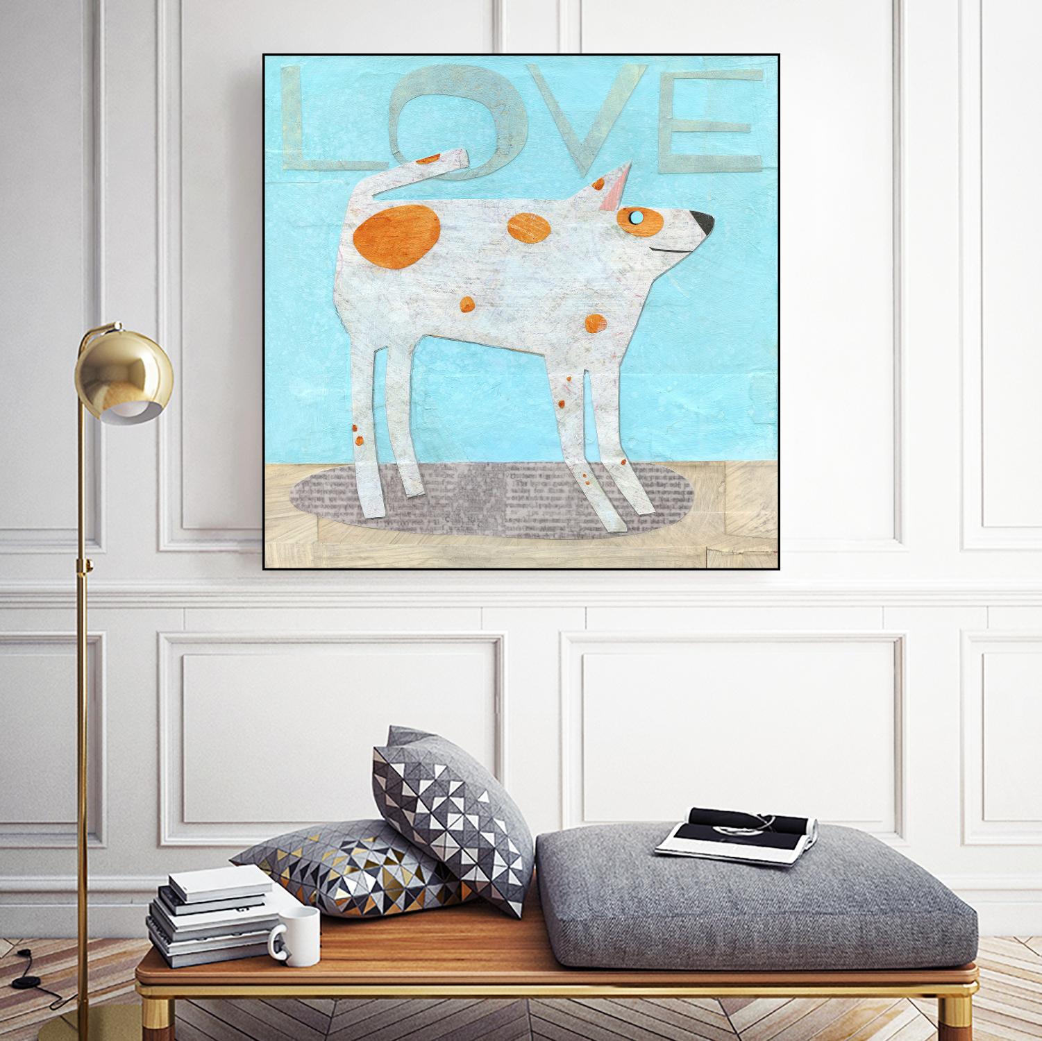 Faithful Friend by Judy Verhoeven on GIANT ART - multicolor animals; contemporary; novelty