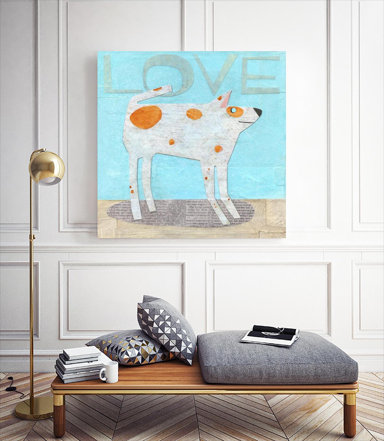 Faithful Friend by Judy Verhoeven on GIANT ART - multicolor animals; contemporary; novelty