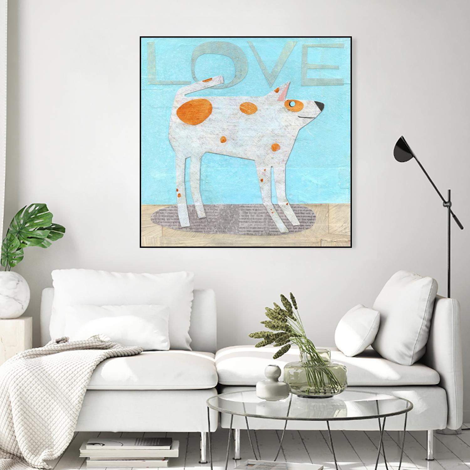 Faithful Friend by Judy Verhoeven on GIANT ART - multicolor animals; contemporary; novelty