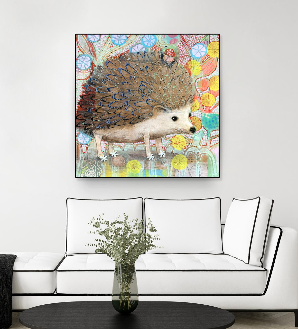 Hedgie by Judy Verhoeven on GIANT ART - multicolor animals; contemporary