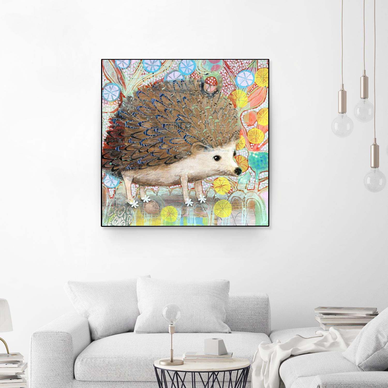 Hedgie by Judy Verhoeven on GIANT ART - multicolor animals; contemporary
