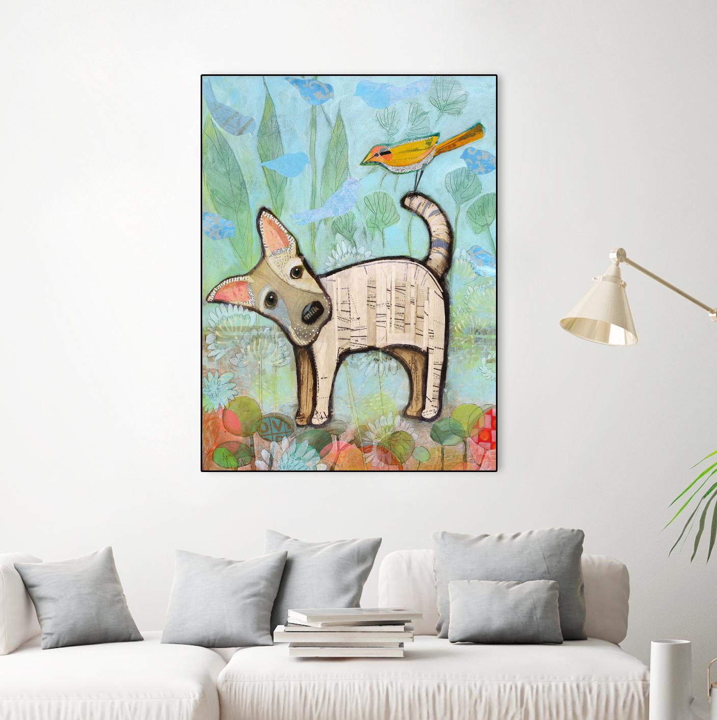 Milk & Cookie by Judy Verhoeven on GIANT ART - multicolor animals; contemporary