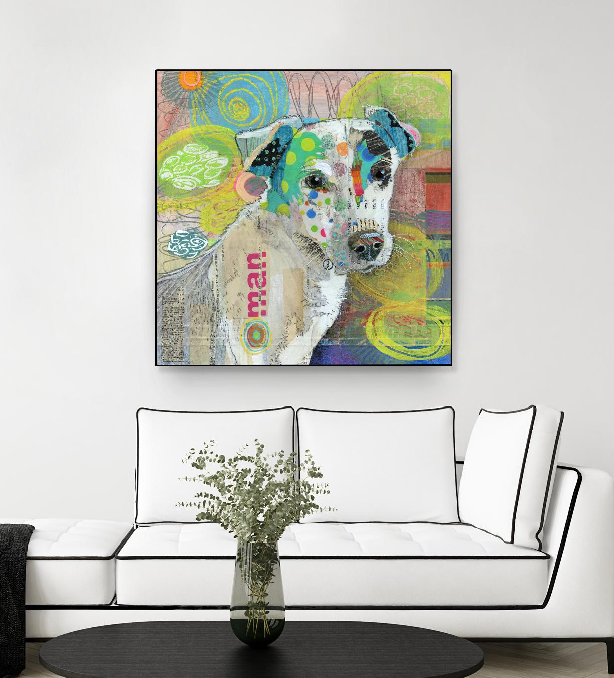 The Ham Man by Judy Verhoeven on GIANT ART - multicolor animals; contemporary