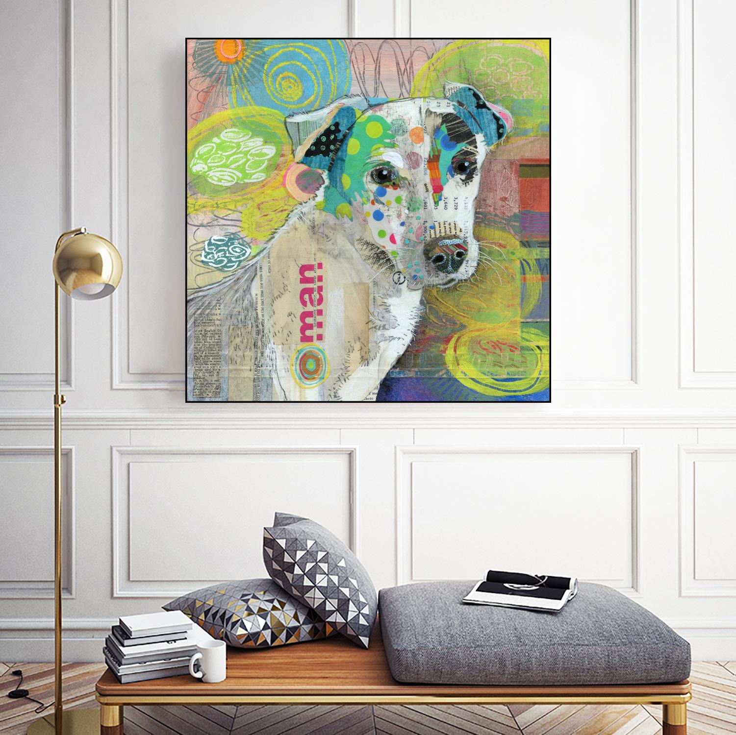 The Ham Man by Judy Verhoeven on GIANT ART - multicolor animals; contemporary