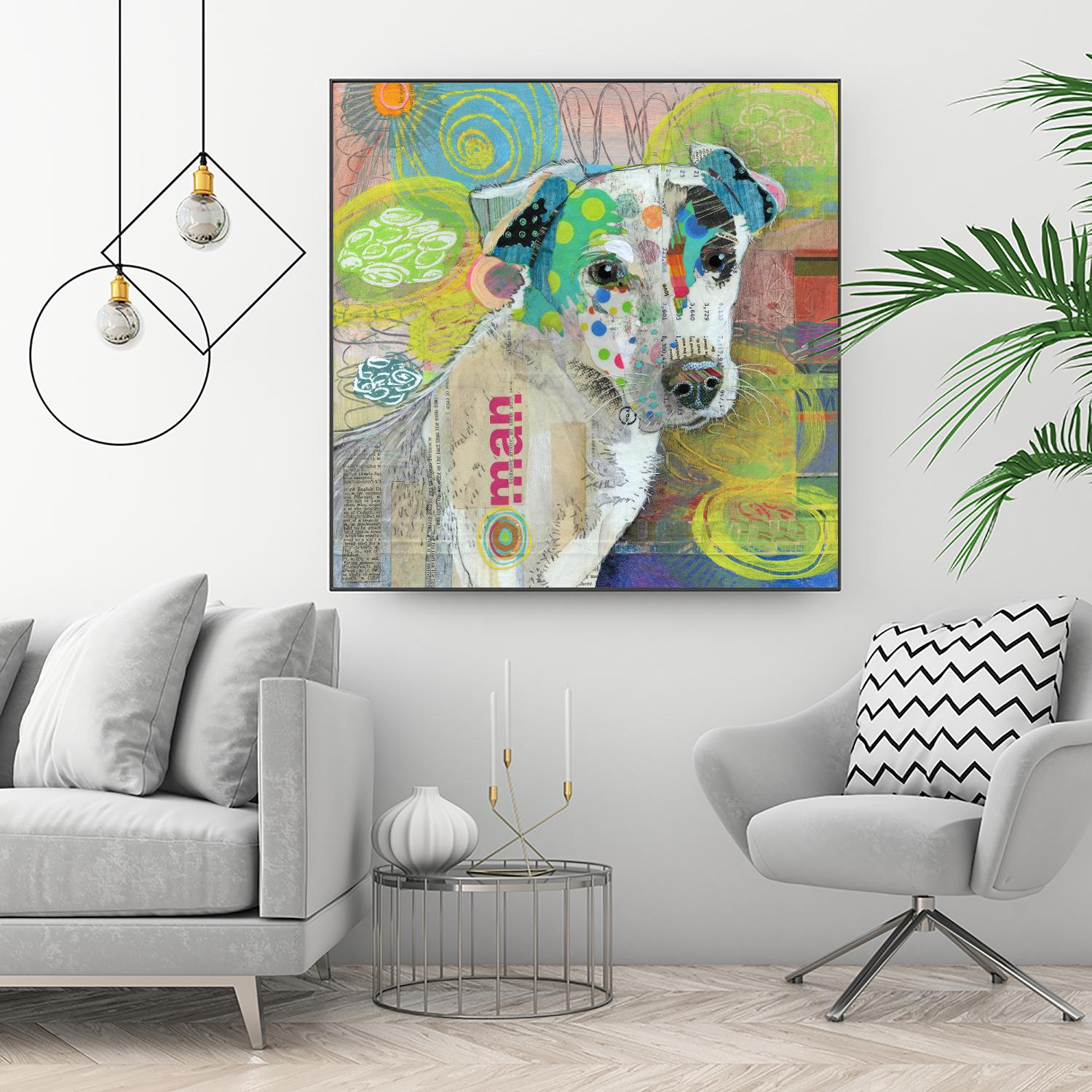 The Ham Man by Judy Verhoeven on GIANT ART - multicolor animals; contemporary