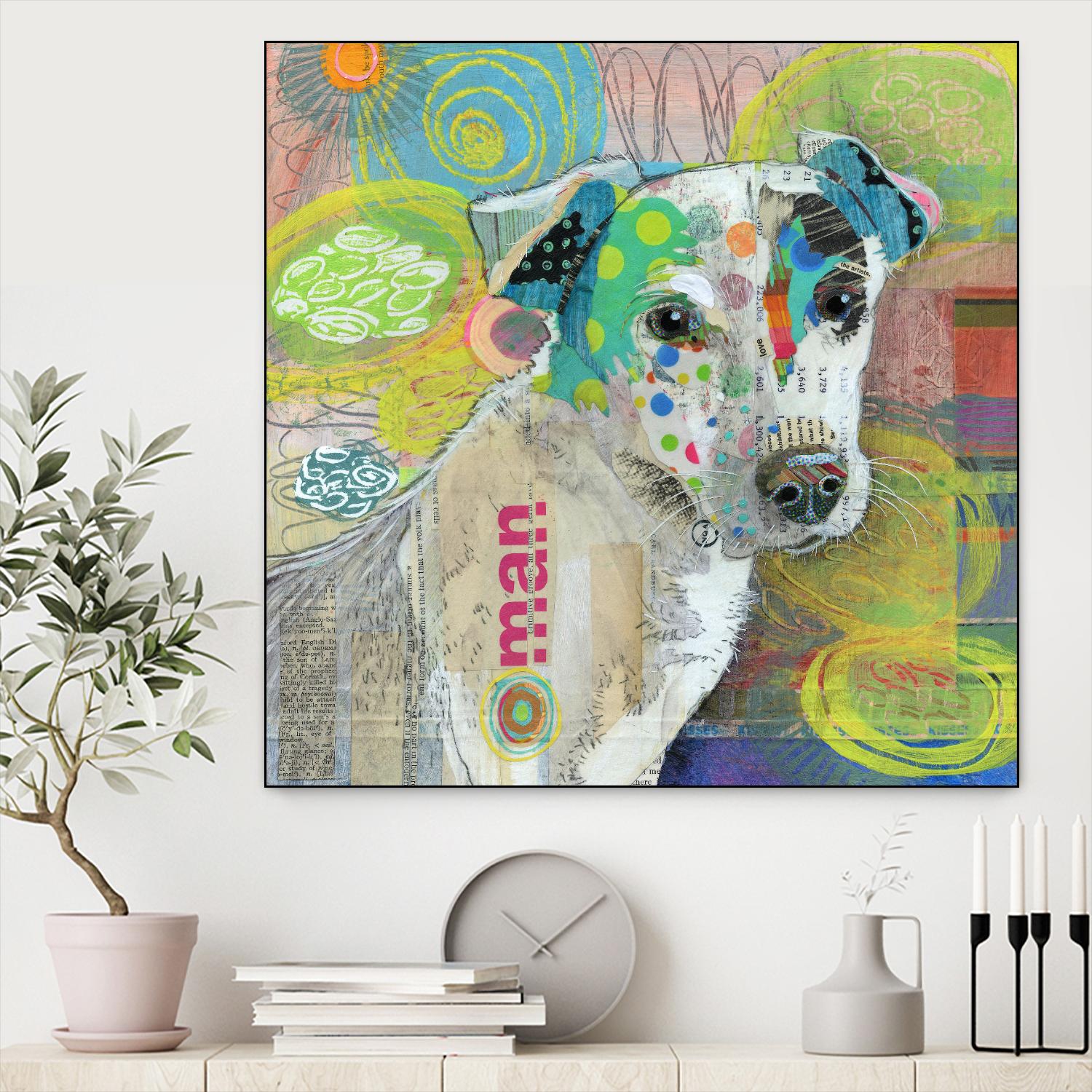 The Ham Man by Judy Verhoeven on GIANT ART - multicolor animals; contemporary