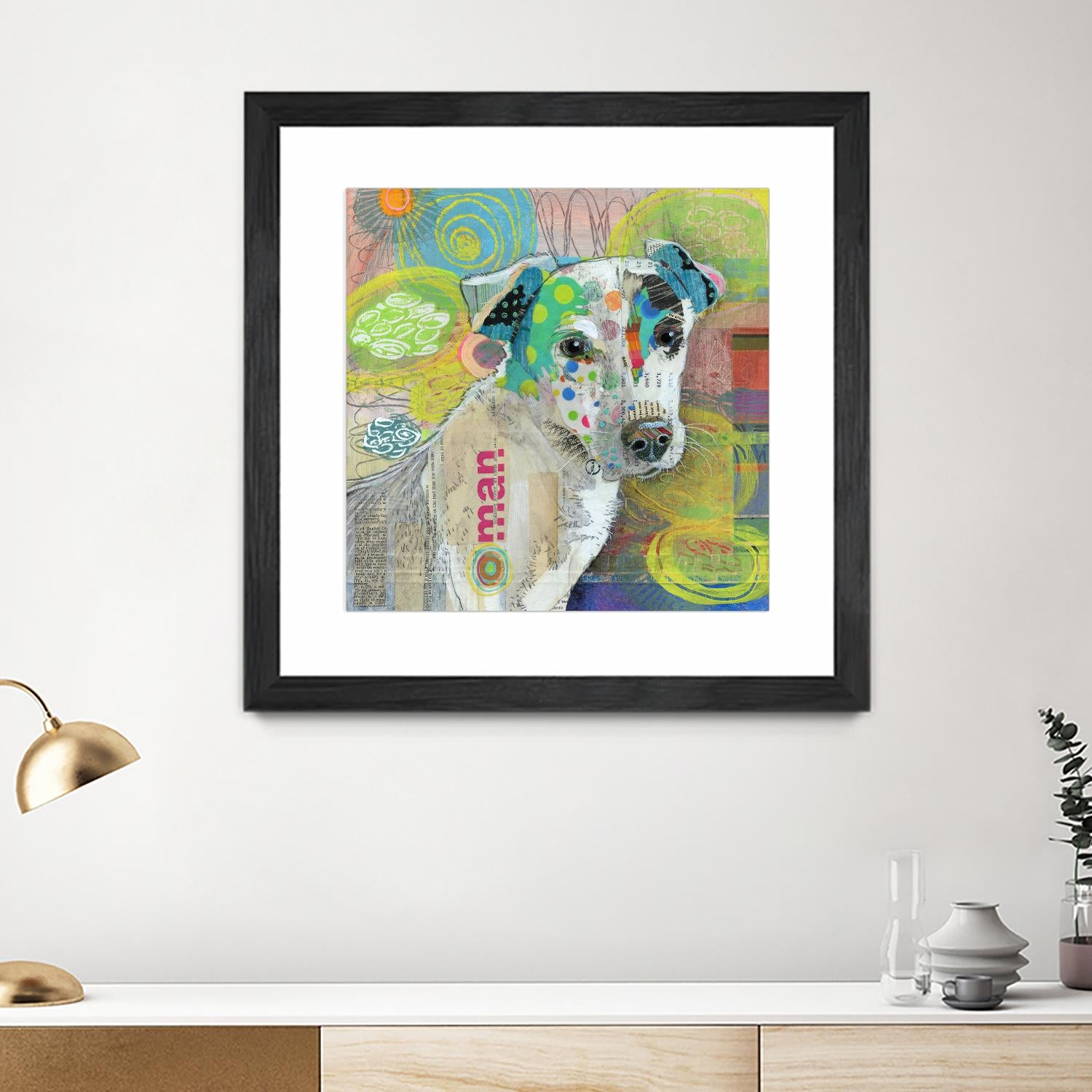 The Ham Man by Judy Verhoeven on GIANT ART - multicolor animals; contemporary