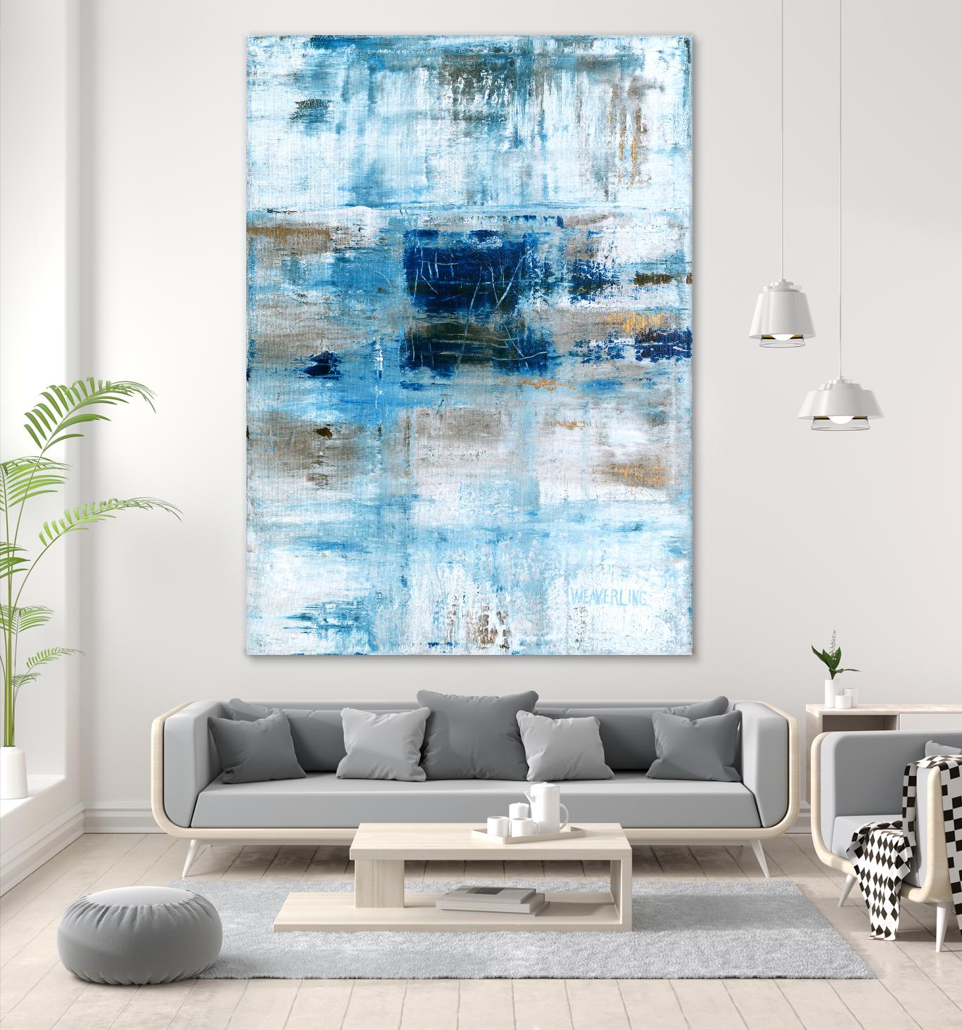 Heaven by Julie Weaverling on GIANT ART - white abstract