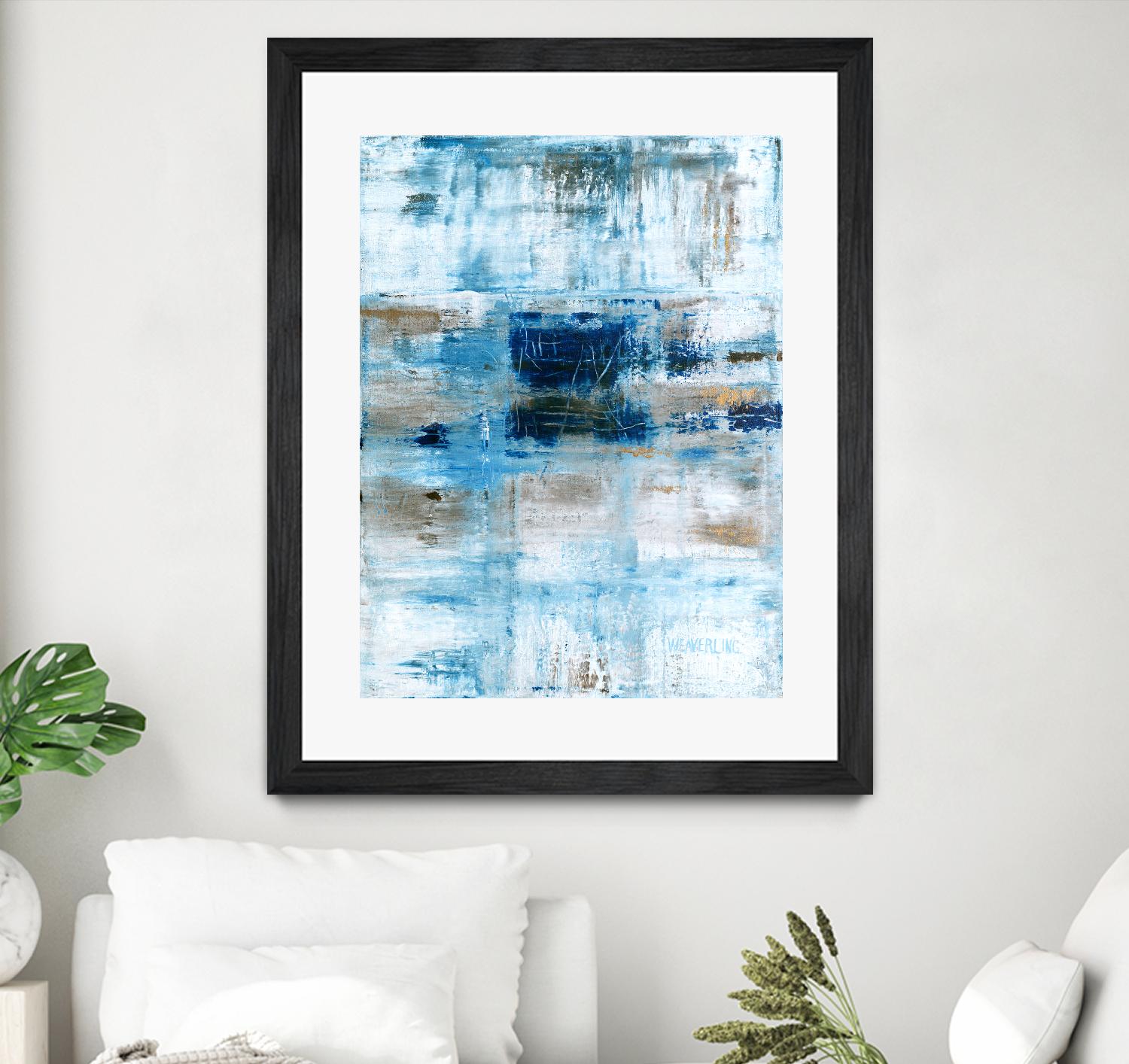 Heaven by Julie Weaverling on GIANT ART - white abstract