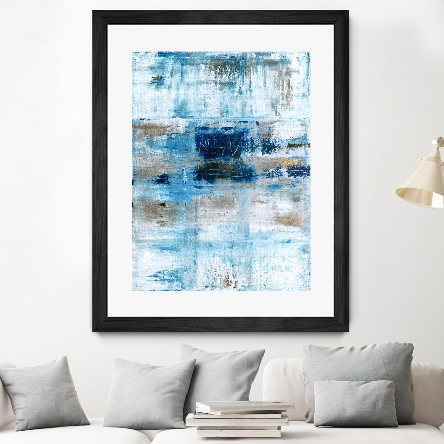Heaven by Julie Weaverling on GIANT ART - white abstract