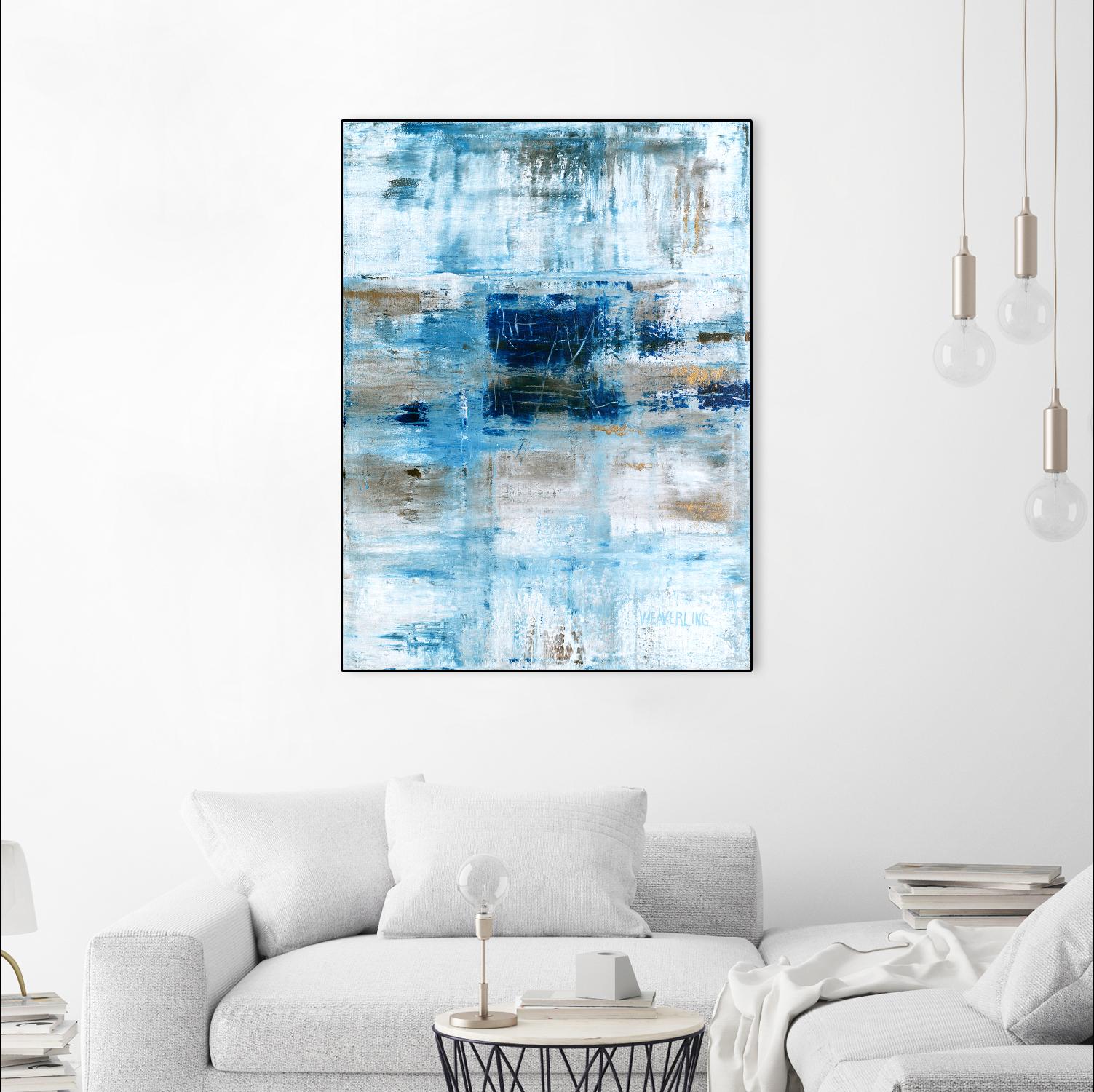 Heaven by Julie Weaverling on GIANT ART - white abstract