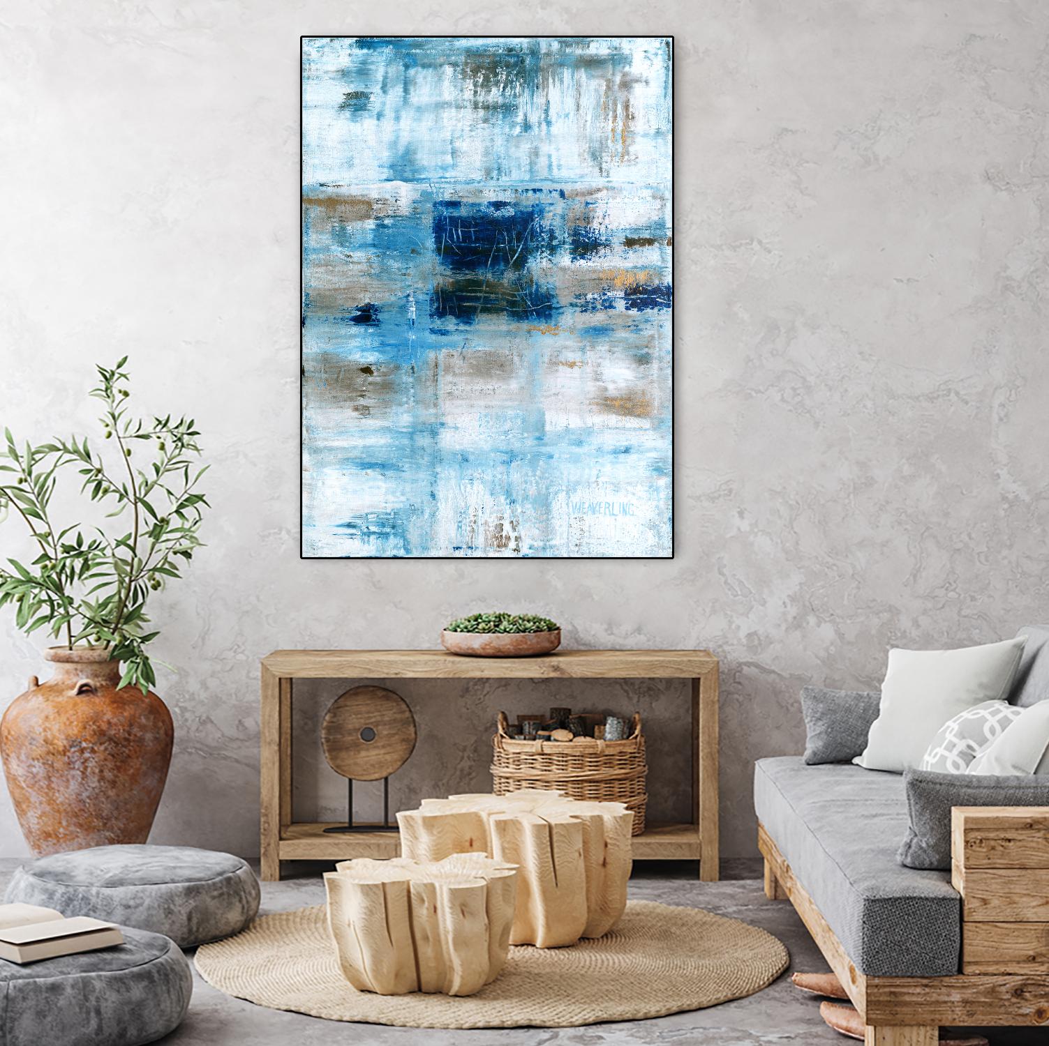 Heaven by Julie Weaverling on GIANT ART - white abstract