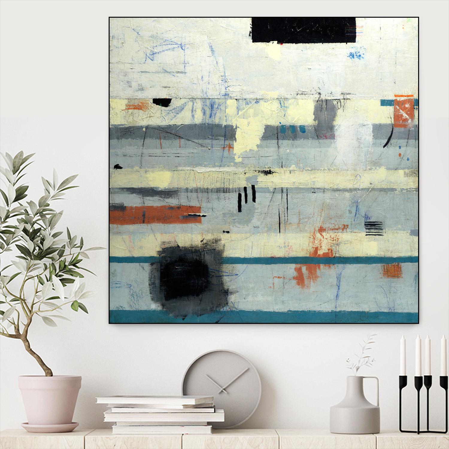 Find Your Serenity by Julie Weaverling on GIANT ART - multicolor abstracts; contemporary