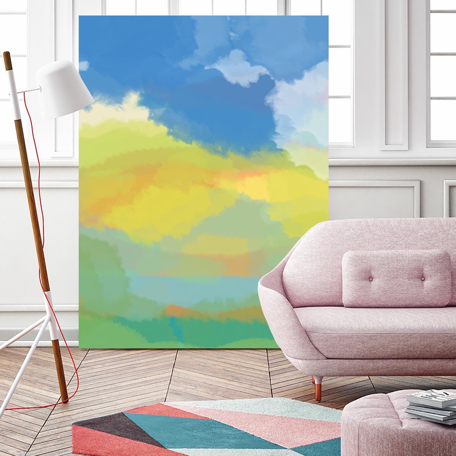 Break in the Weather by Jan Weiss on GIANT ART - multicolor contemporary; abstracts