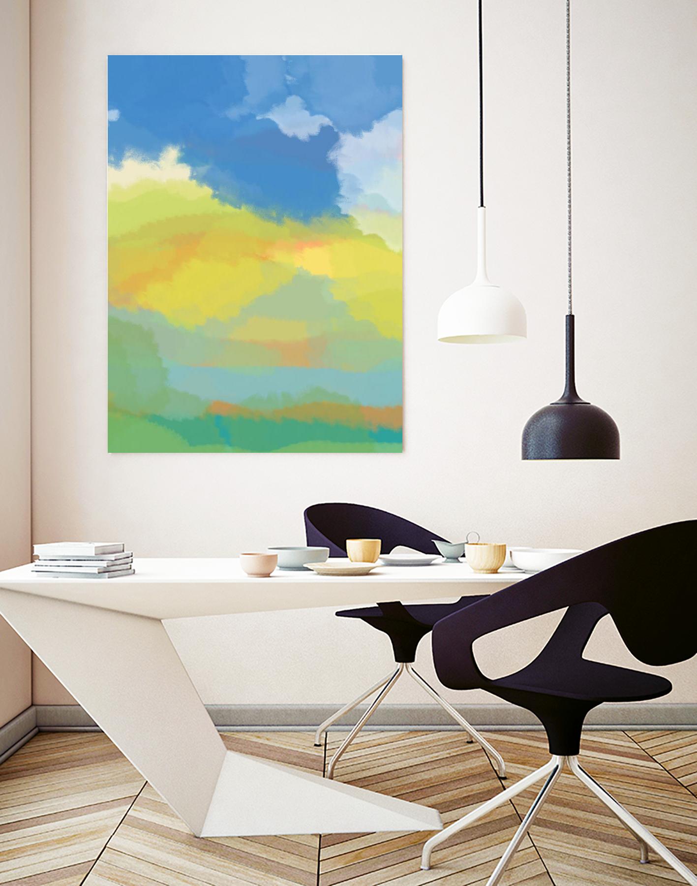 Break in the Weather by Jan Weiss on GIANT ART - multicolor contemporary; abstracts