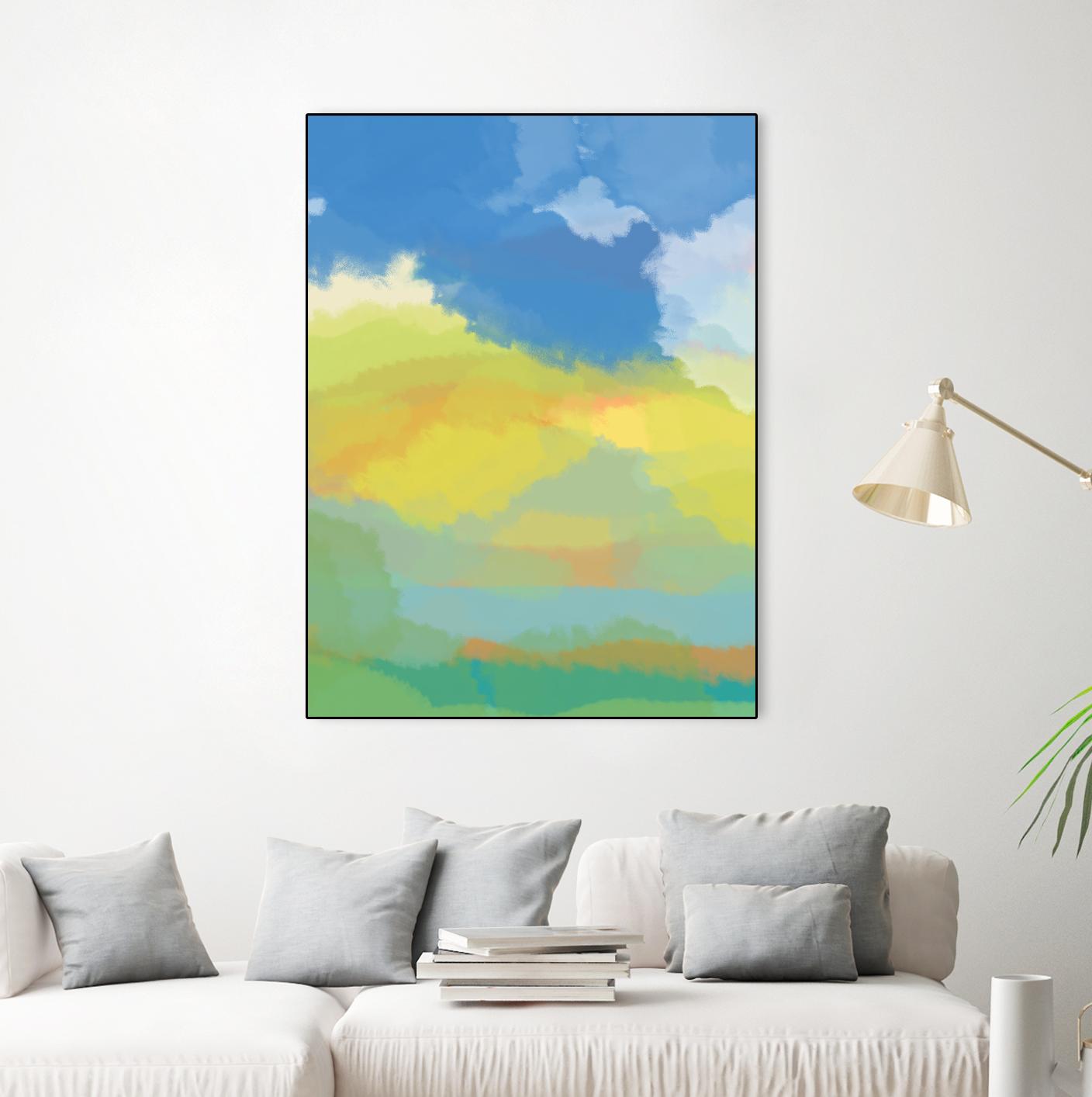 Break in the Weather by Jan Weiss on GIANT ART - multicolor contemporary; abstracts