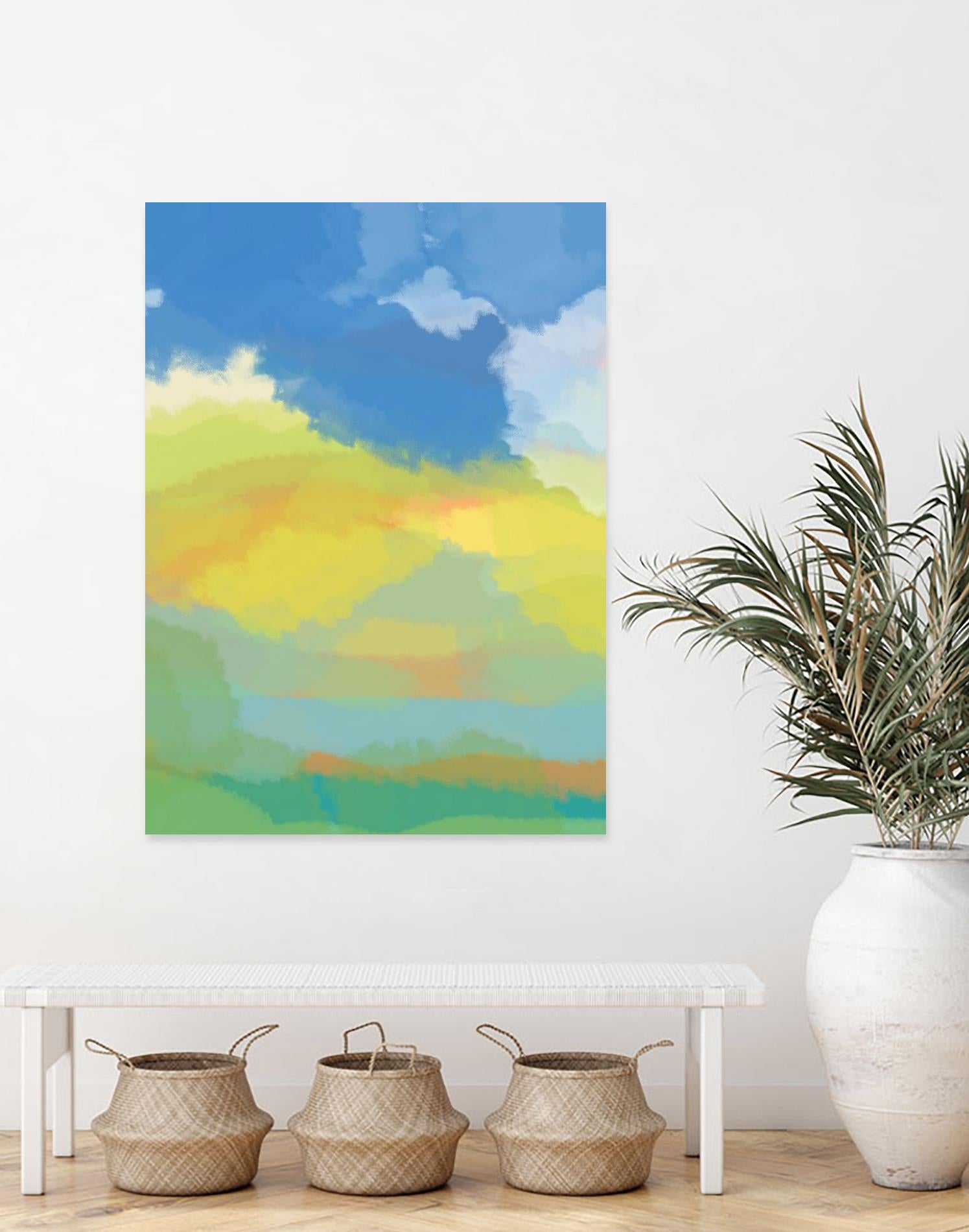 Break in the Weather by Jan Weiss on GIANT ART - multicolor contemporary; abstracts