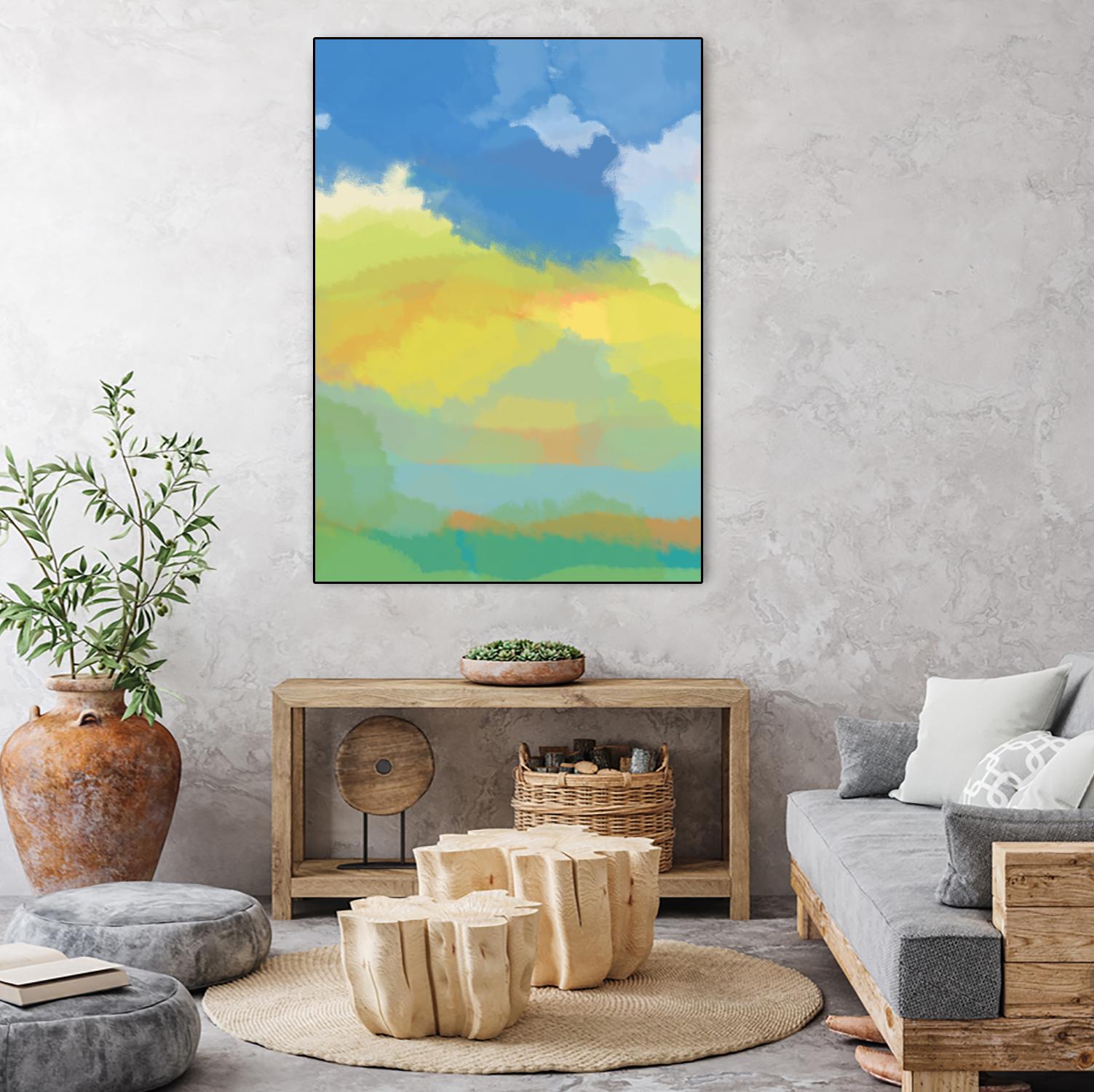 Break in the Weather by Jan Weiss on GIANT ART - multicolor contemporary; abstracts