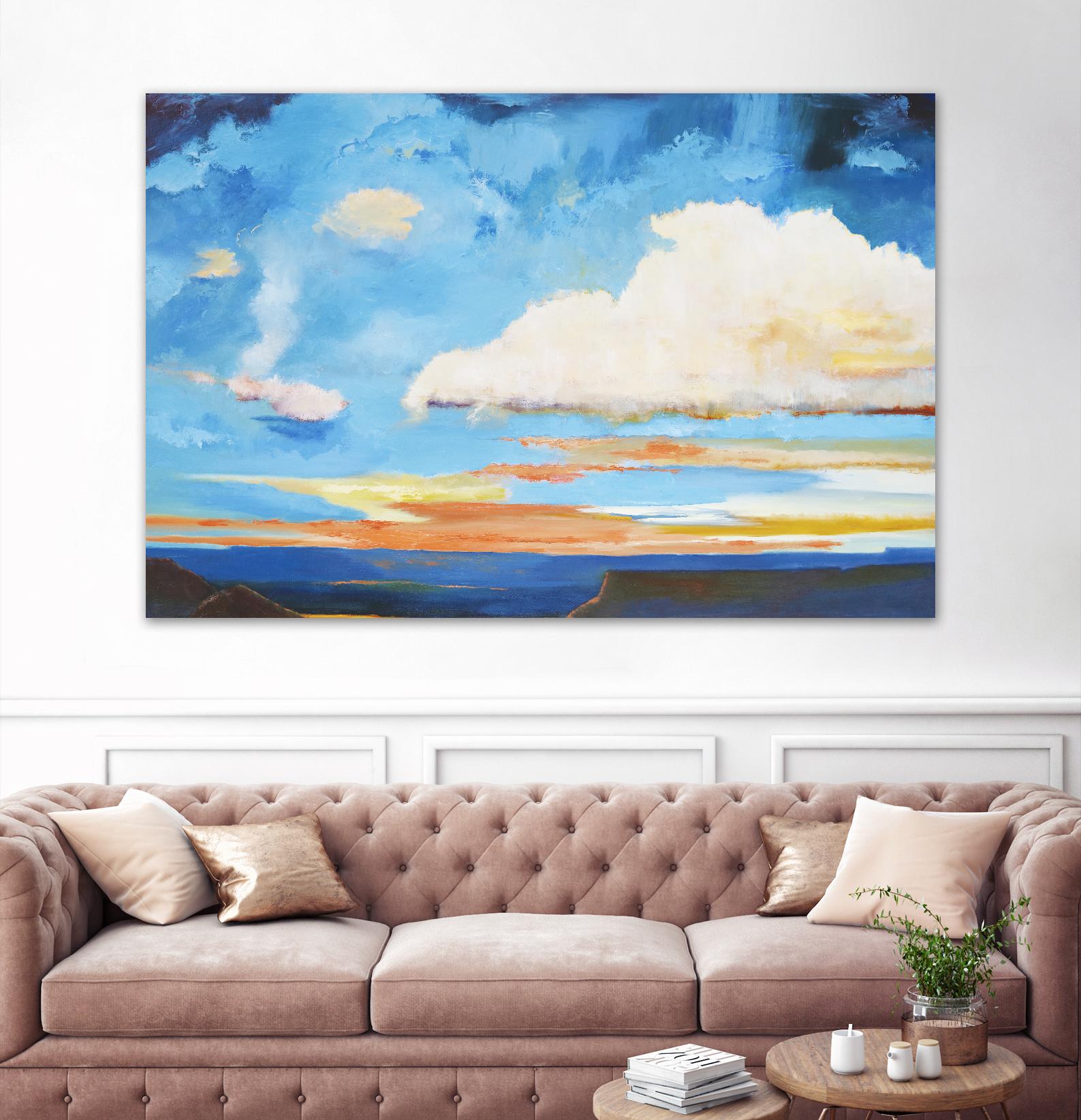 Tranquility by Judith D'Agostino on GIANT ART - white landscape