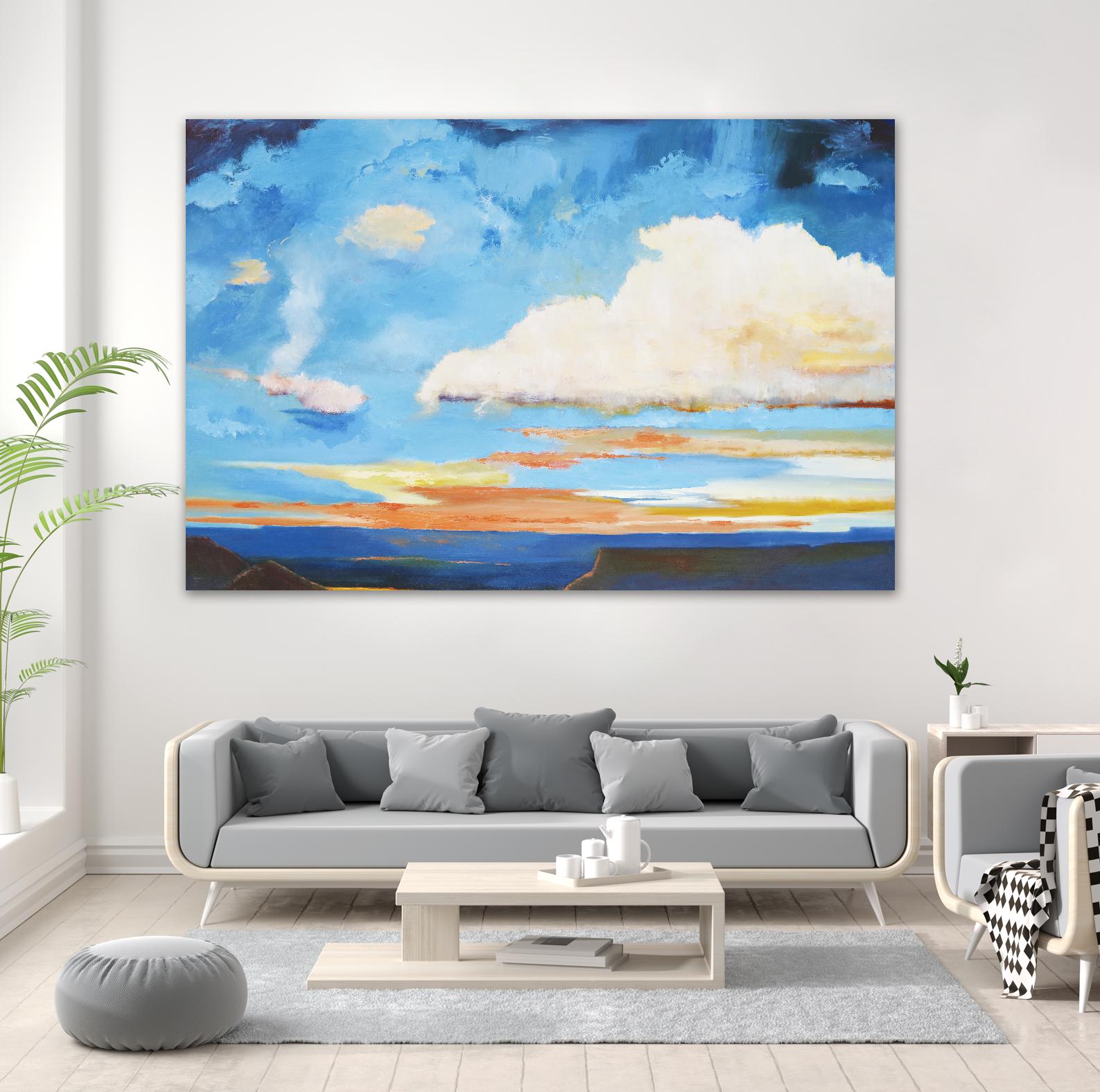 Tranquility by Judith D'Agostino on GIANT ART - white landscape