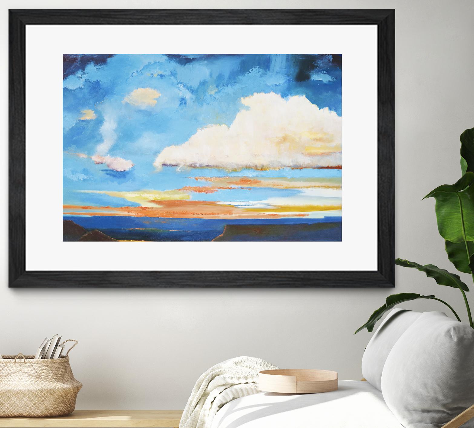 Tranquility by Judith D'Agostino on GIANT ART - white landscape