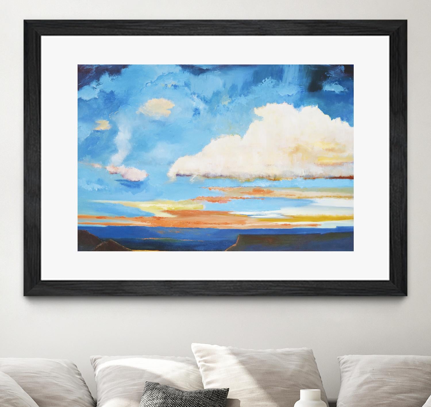 Tranquility by Judith D'Agostino on GIANT ART - white landscape