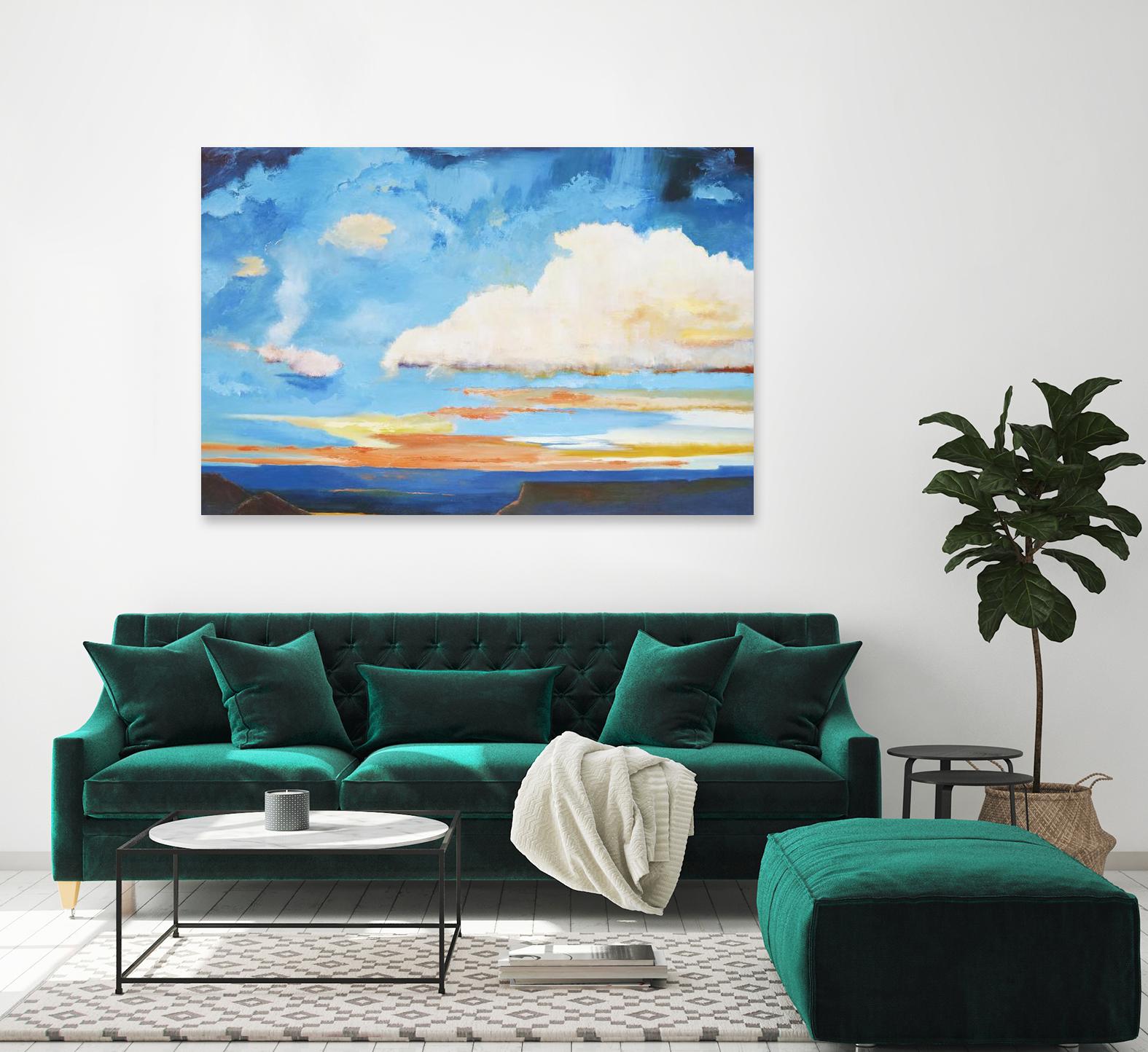 Tranquility by Judith D'Agostino on GIANT ART - white landscape