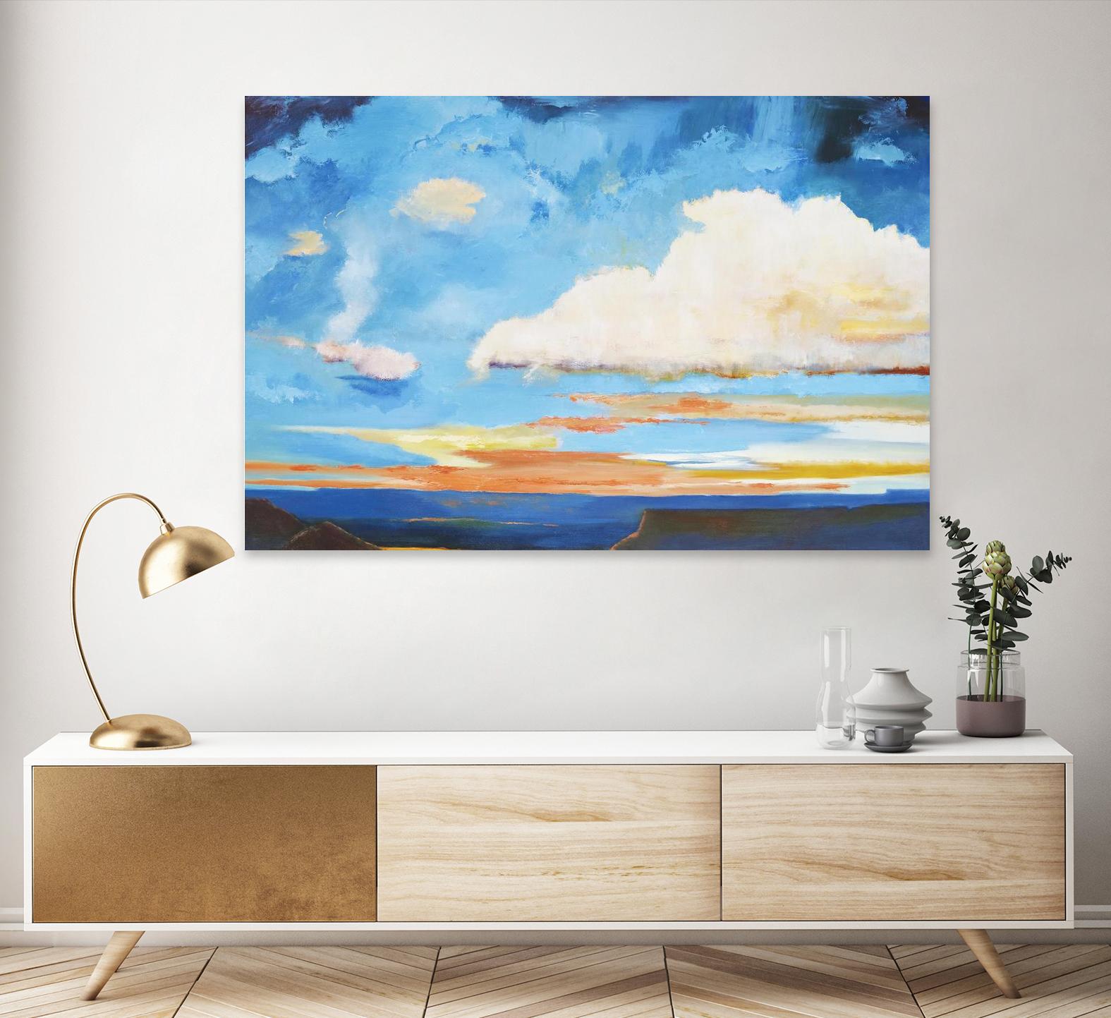 Tranquility by Judith D'Agostino on GIANT ART - white landscape