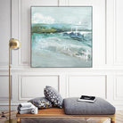 Beneath the Surface by Grace Rowman on GIANT ART - blue abstract