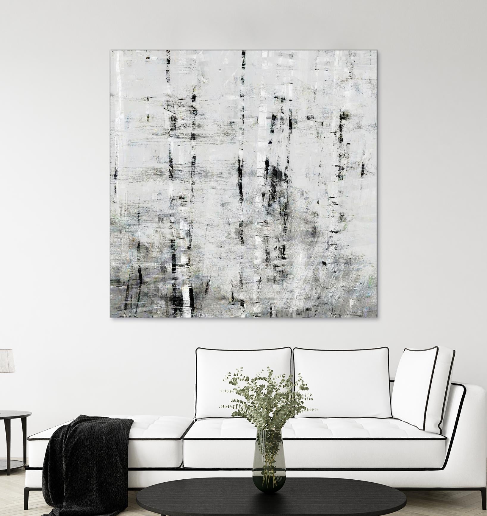 Birch Perspective II by John Bingham on GIANT ART - grey Abstract