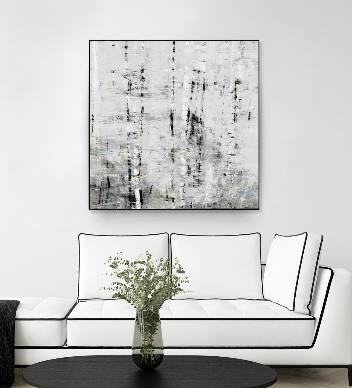 Birch Perspective II by John Bingham on GIANT ART - grey Abstract