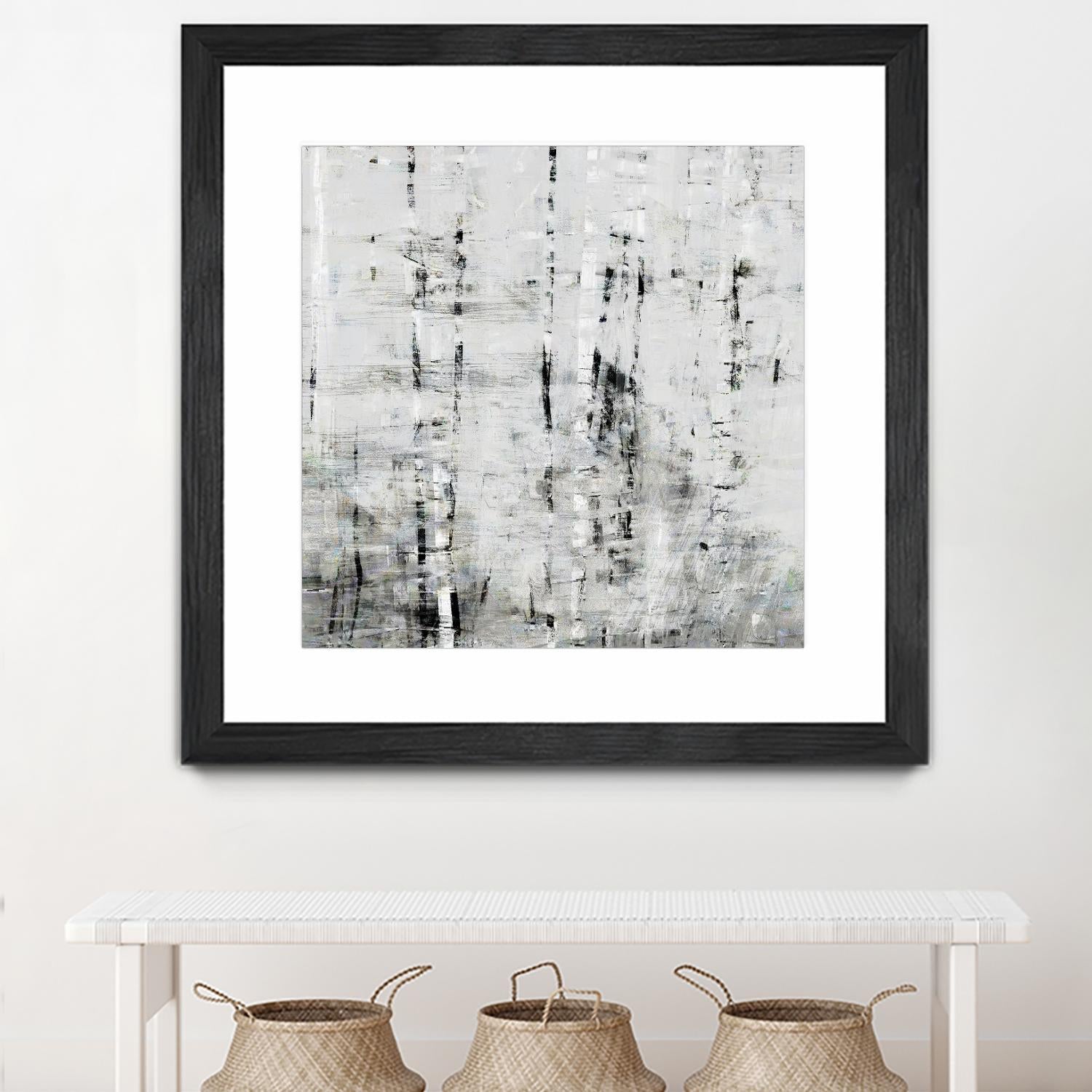 Birch Perspective II by John Bingham on GIANT ART - grey Abstract