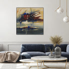 I Carry Your Heart by Cynthia Ligeros on GIANT ART - red abstract