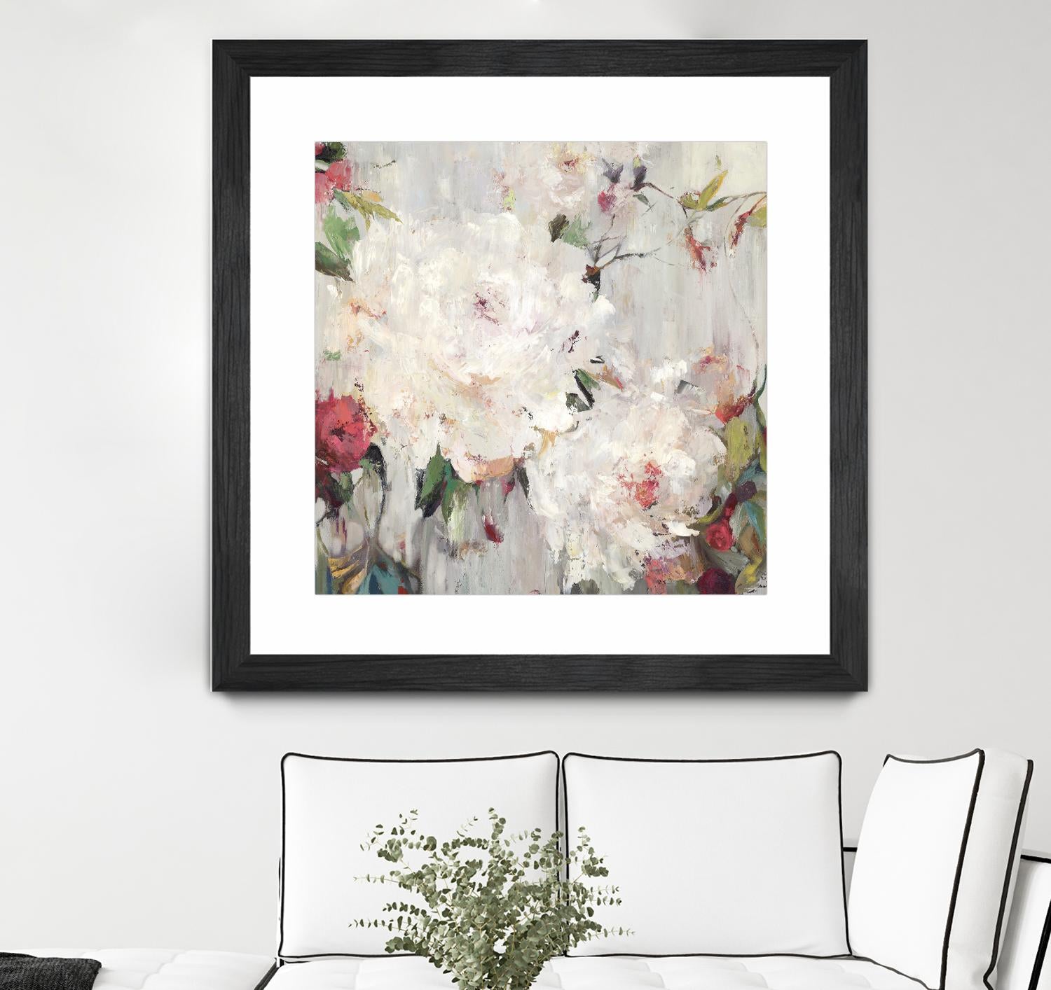 Big Bouquette III by Ella K on GIANT ART - red floral