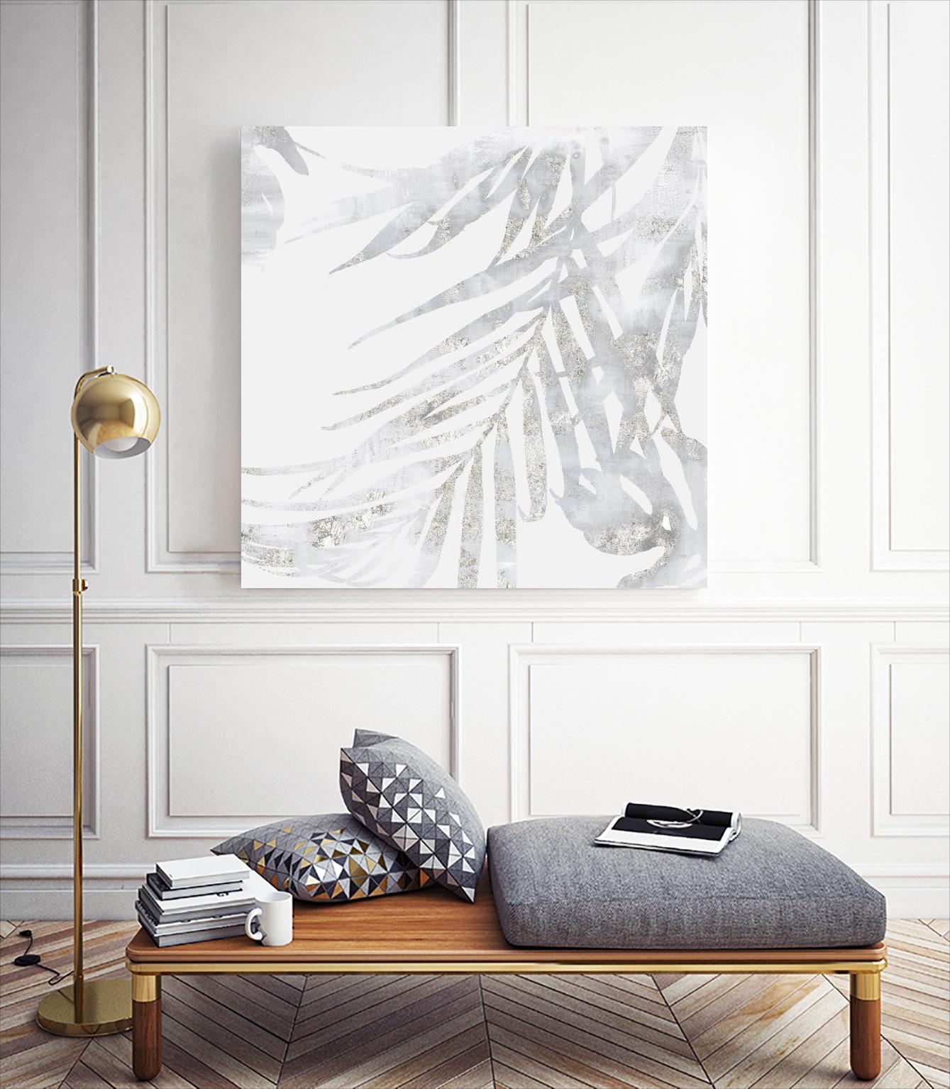 Faded Leaves II by Eva Watts on GIANT ART - grey botany