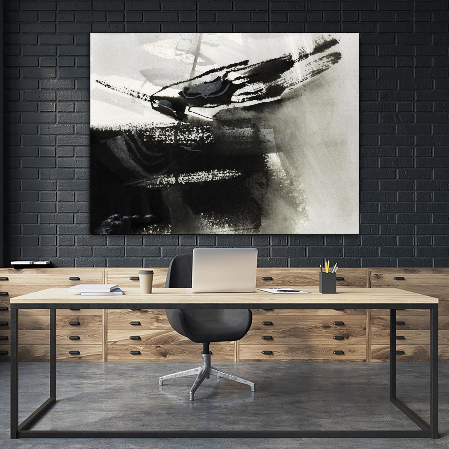 Midnight Abstract IV by Bianka Guna on GIANT ART - white abstract