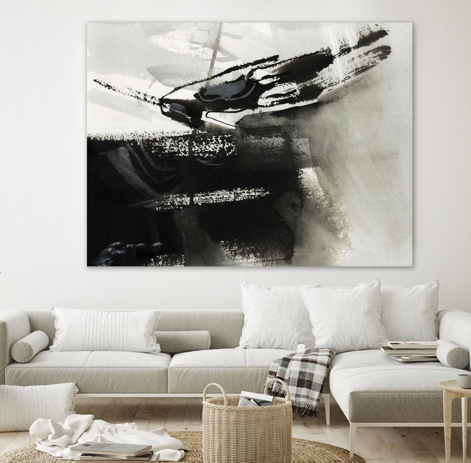 Midnight Abstract IV by Bianka Guna on GIANT ART - white abstract