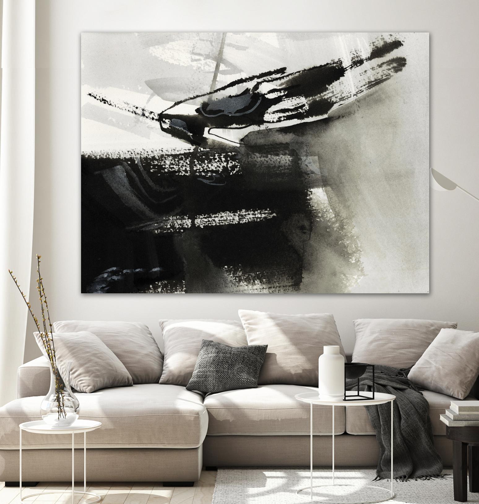 Midnight Abstract IV by Bianka Guna on GIANT ART - white abstract