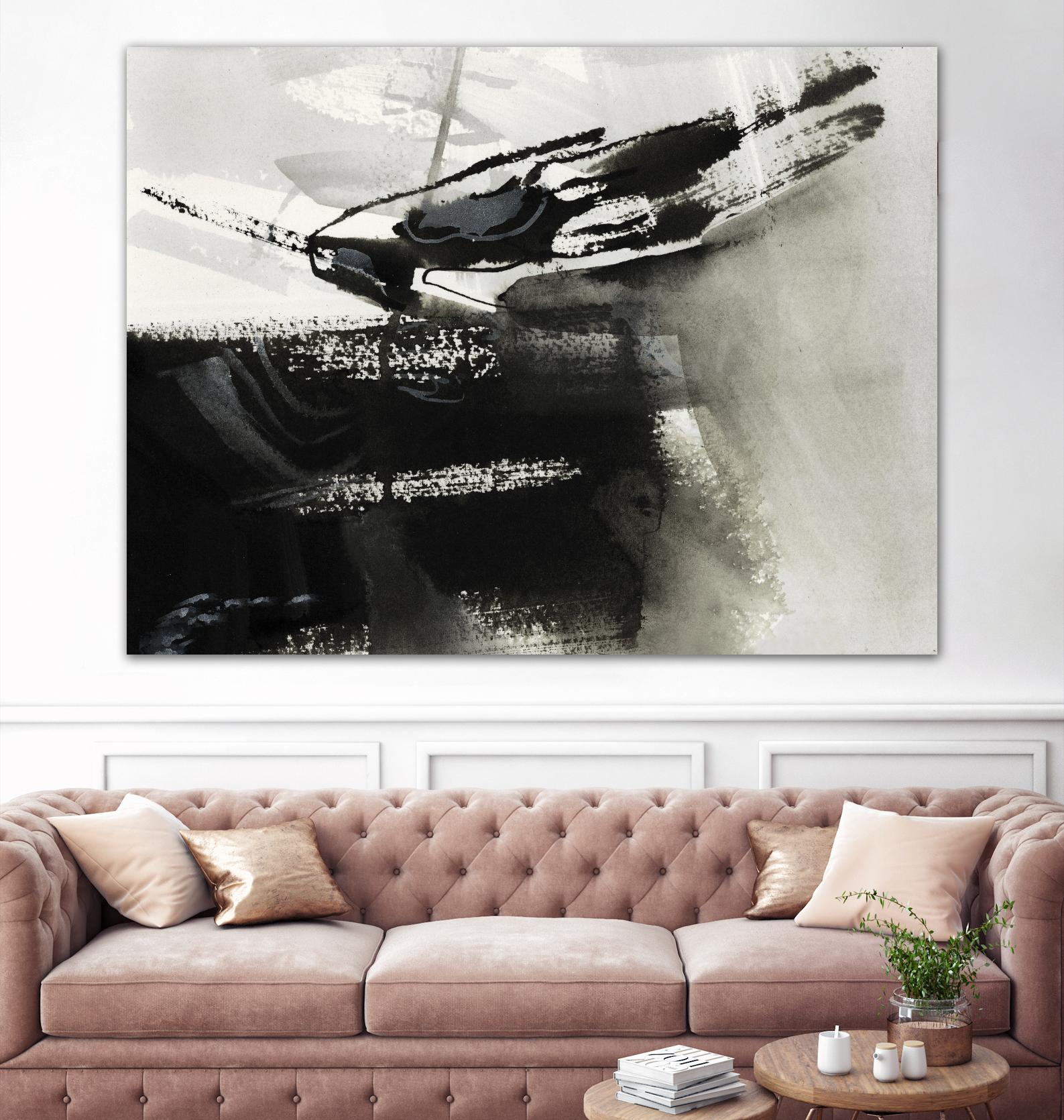 Midnight Abstract IV by Bianka Guna on GIANT ART - white abstract