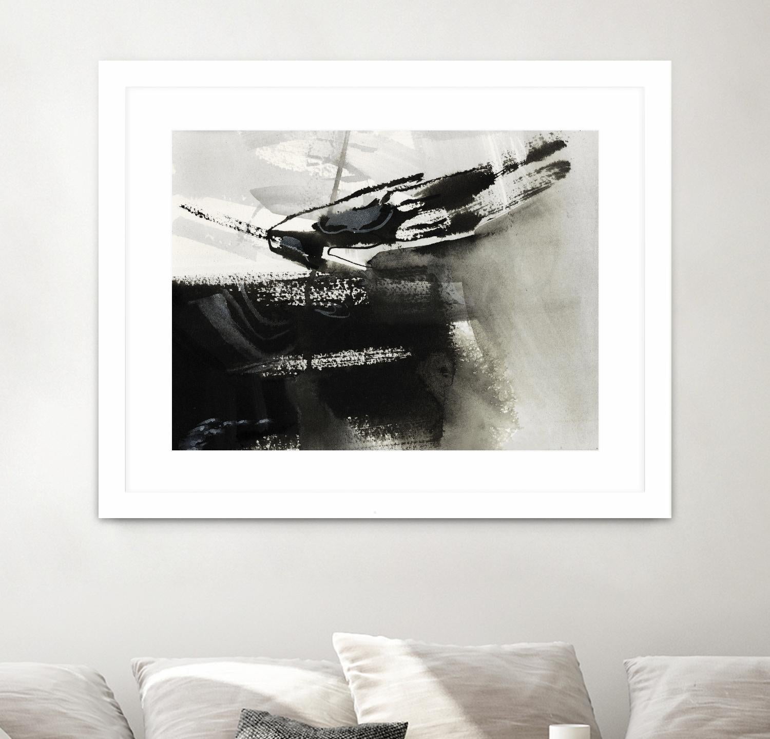 Midnight Abstract IV by Bianka Guna on GIANT ART - white abstract